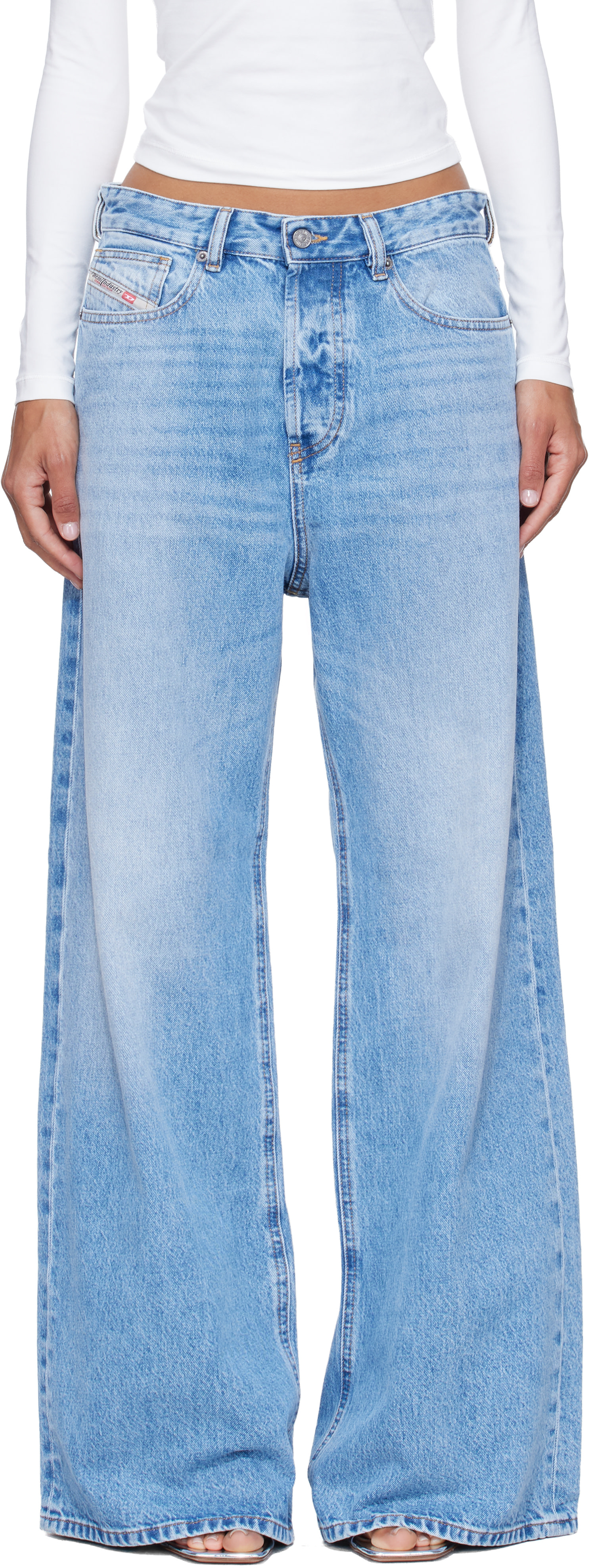 Diesel: ブルー Relaxed 1996 D-Sire ローライズ ジーンズ | SSENSE 日本