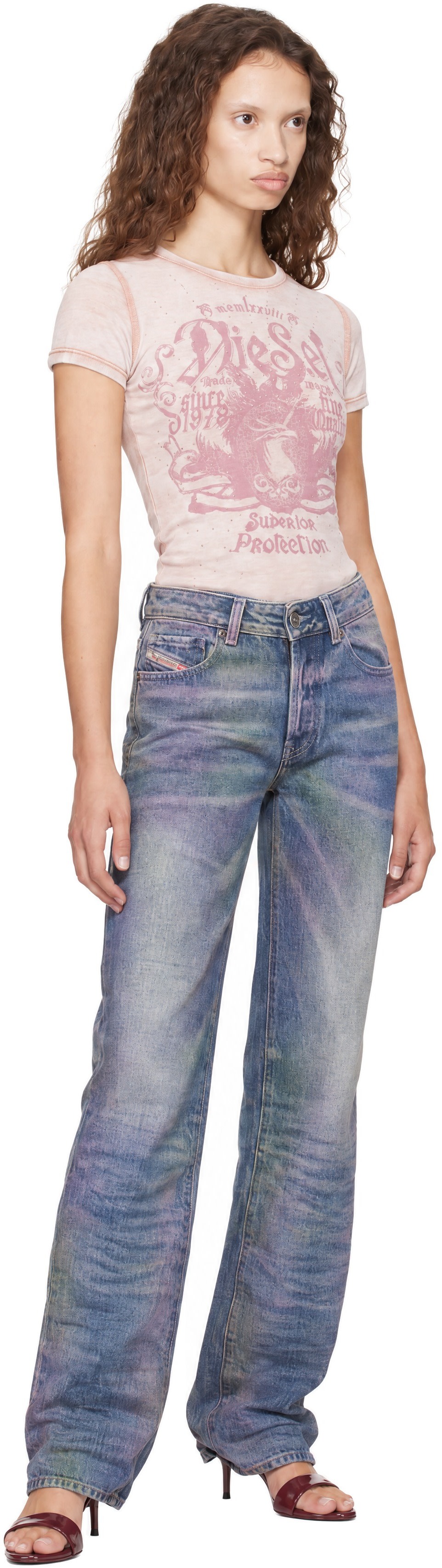 Diesel - Blue Regular D-Lie Jeans