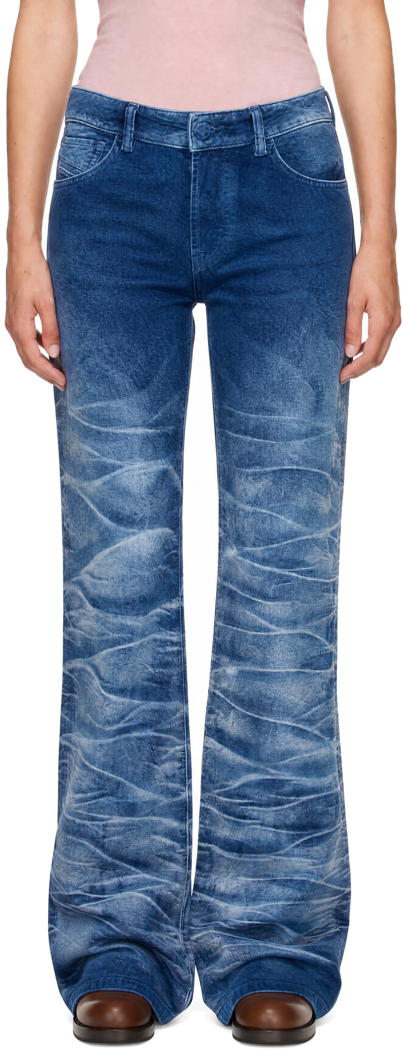 Diesel - Blue Regular D-Lie Jeans
