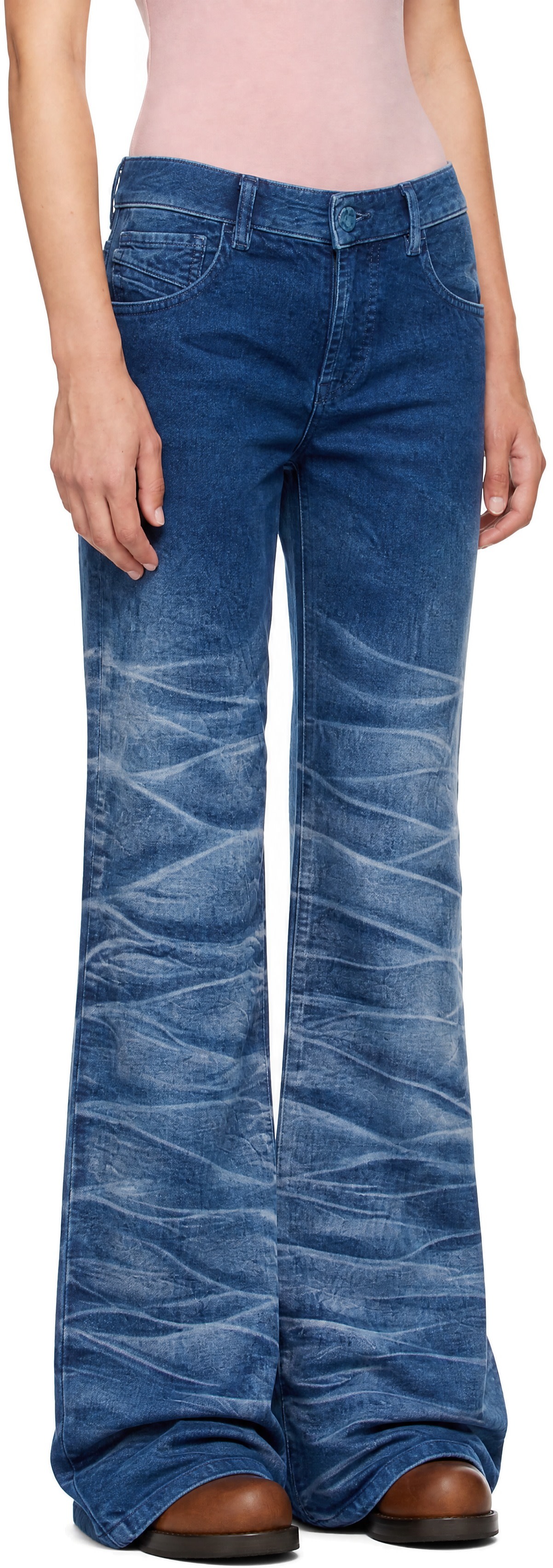 Diesel - Blue Regular D-Lie Jeans