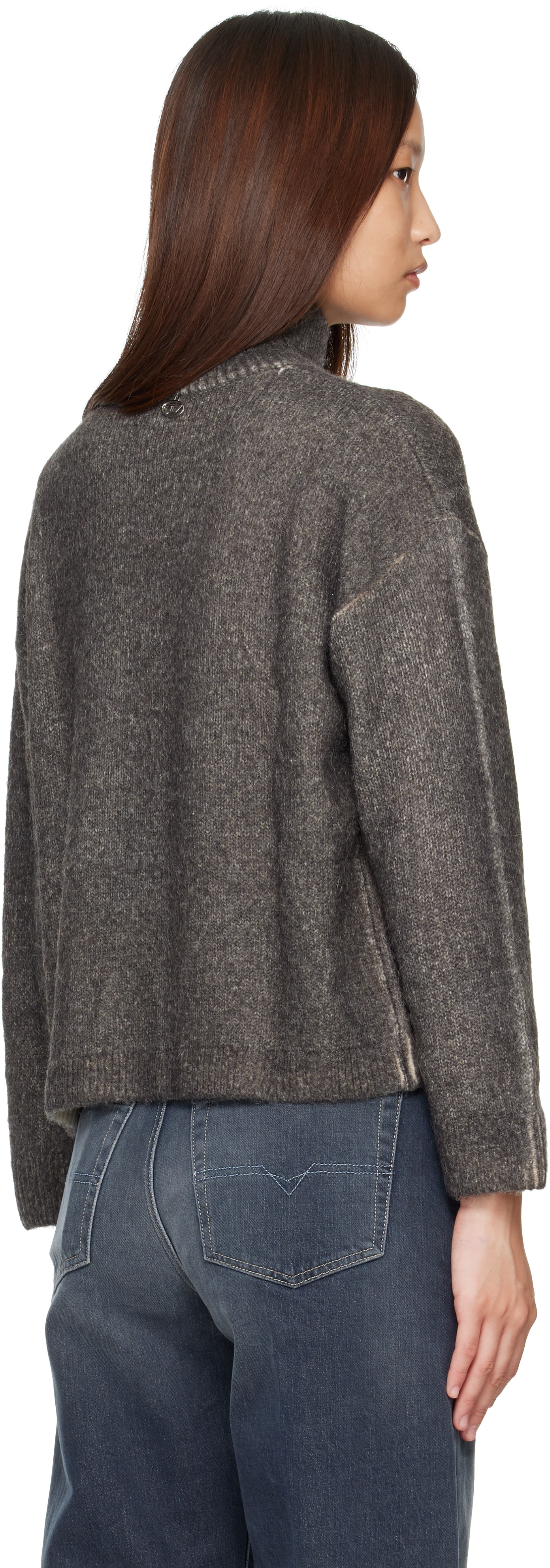 Diesel - Col roulé M-Ciura gris