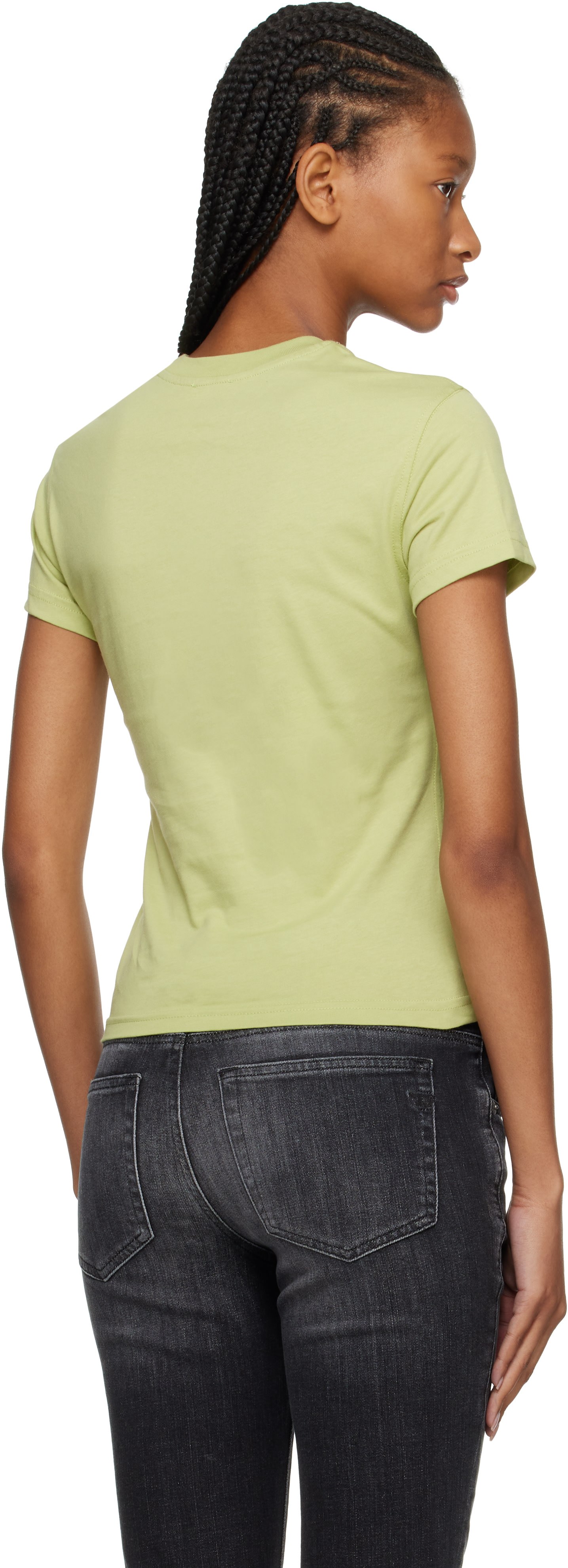 Diesel - T-shirt vert à imprimé