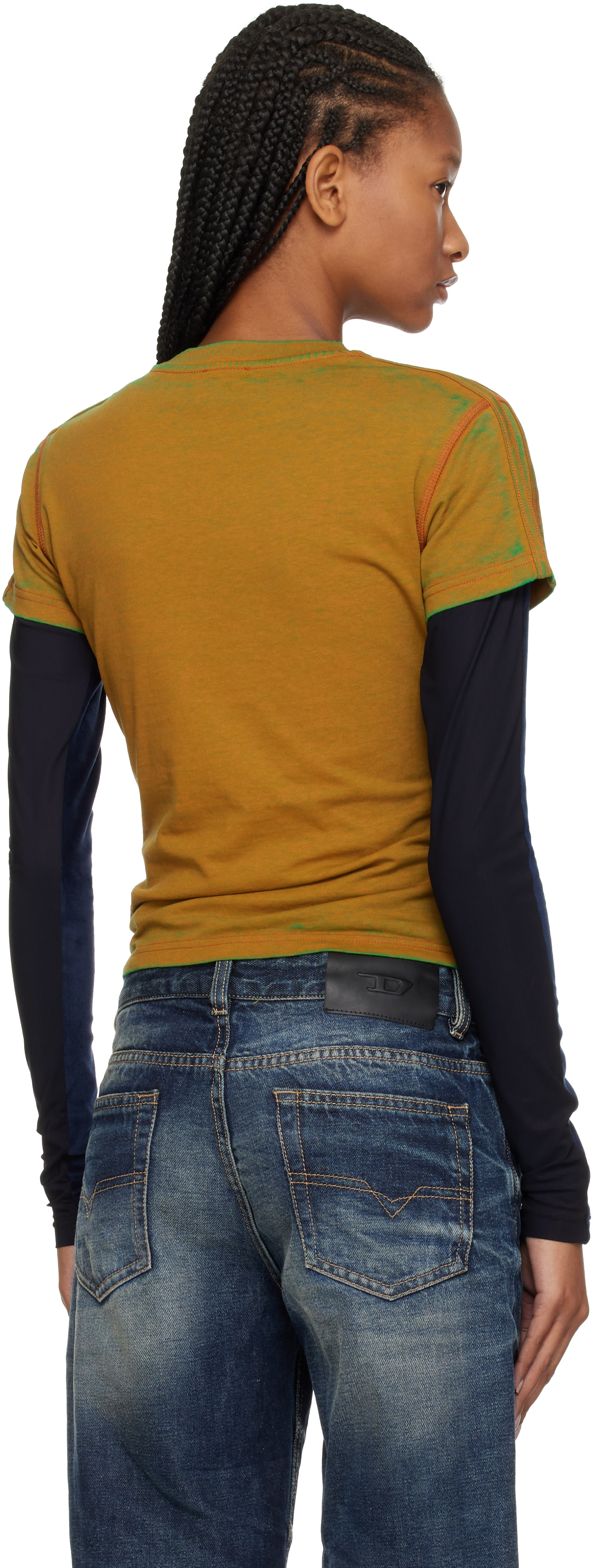 Diesel - T-shirt Dani brun clair