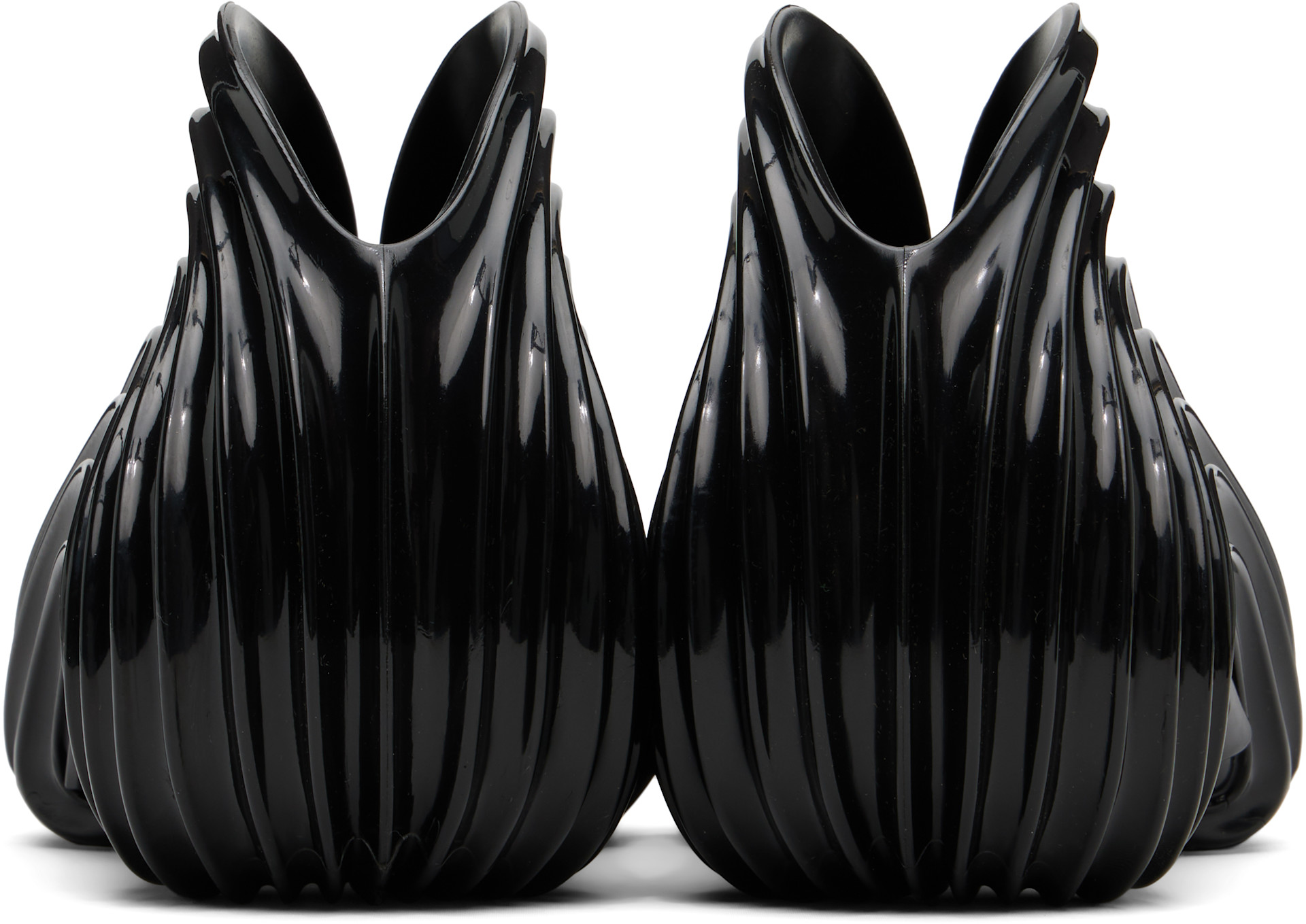 Diesel: Black Melissa Edition Melflex Slip-On Sneakers | SSENSE