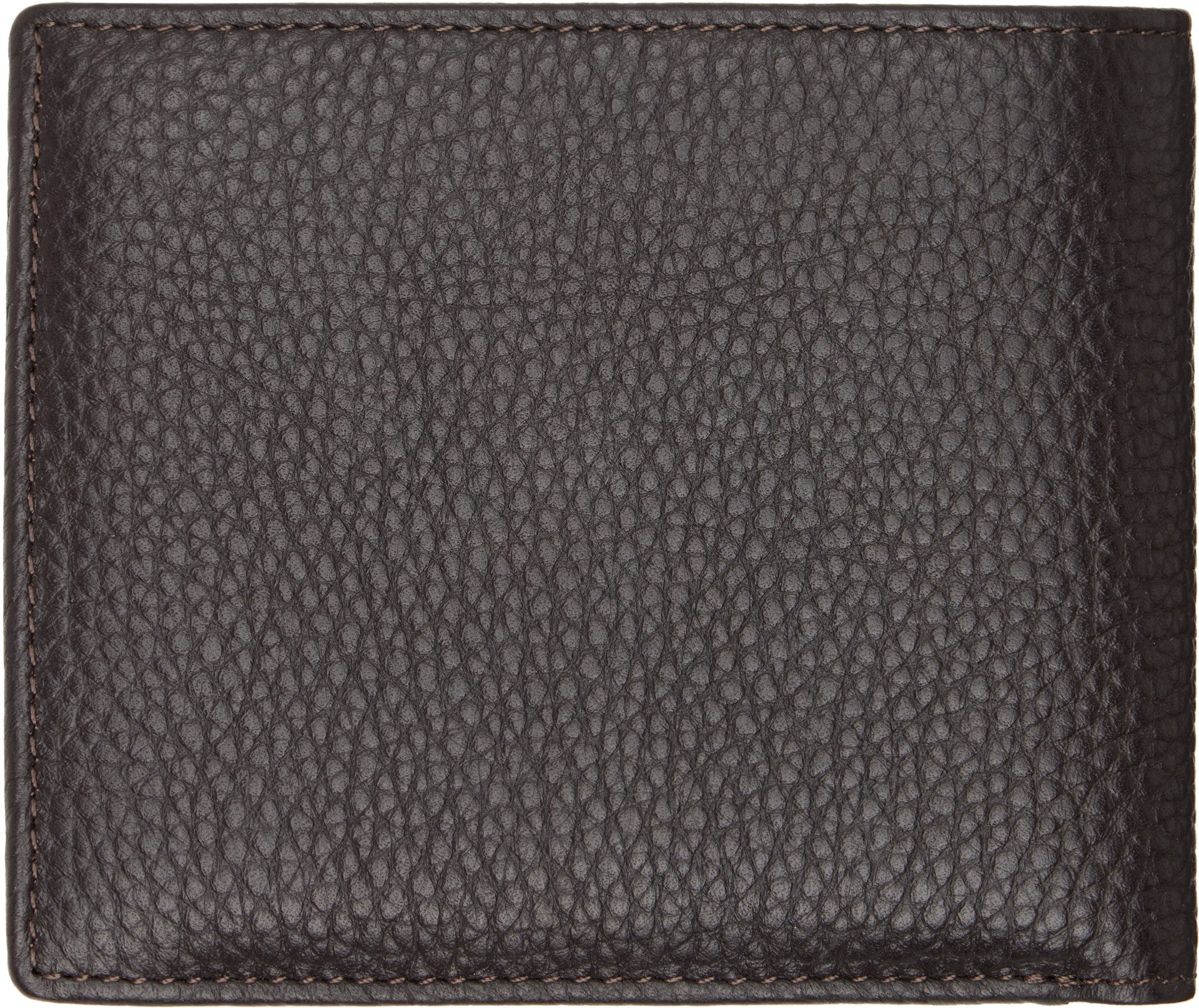 Diesel - Black Bi-Fold Grainy Leather Wallet