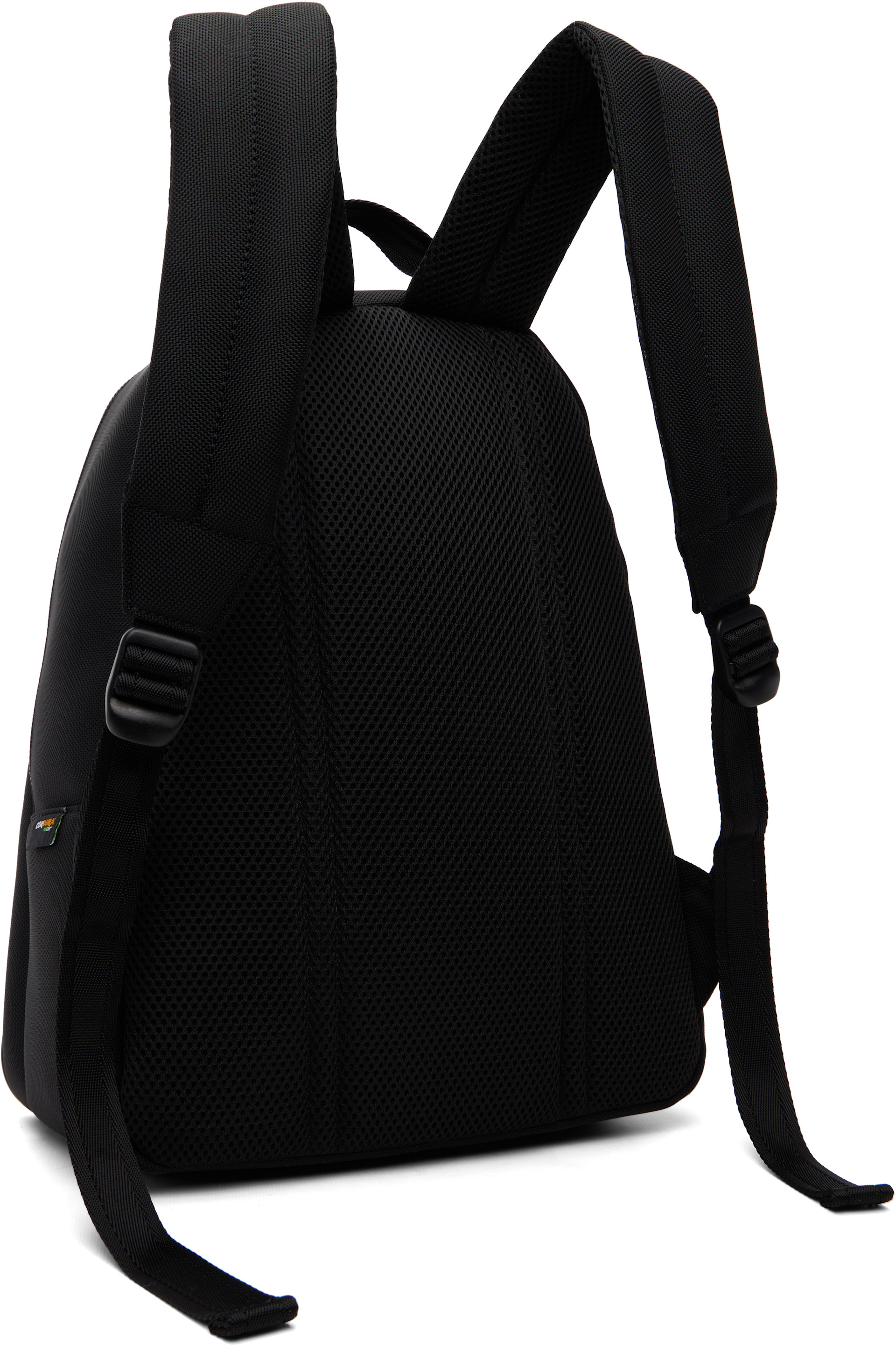 Diesel - Black Holi-D Nylon Oval D Logo Backpack