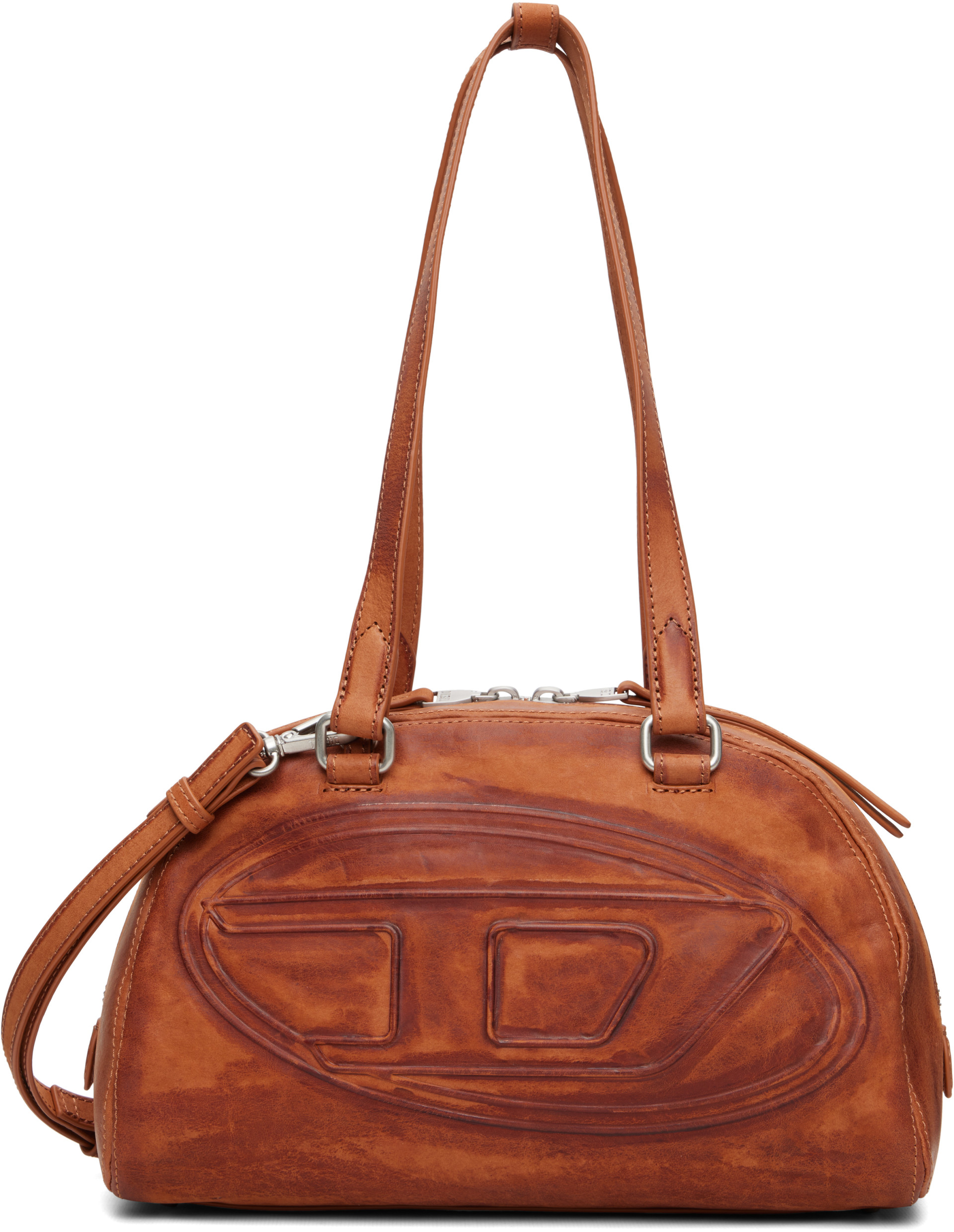 Diesel - Brown 1DR Dome Soft Shoulder Bag