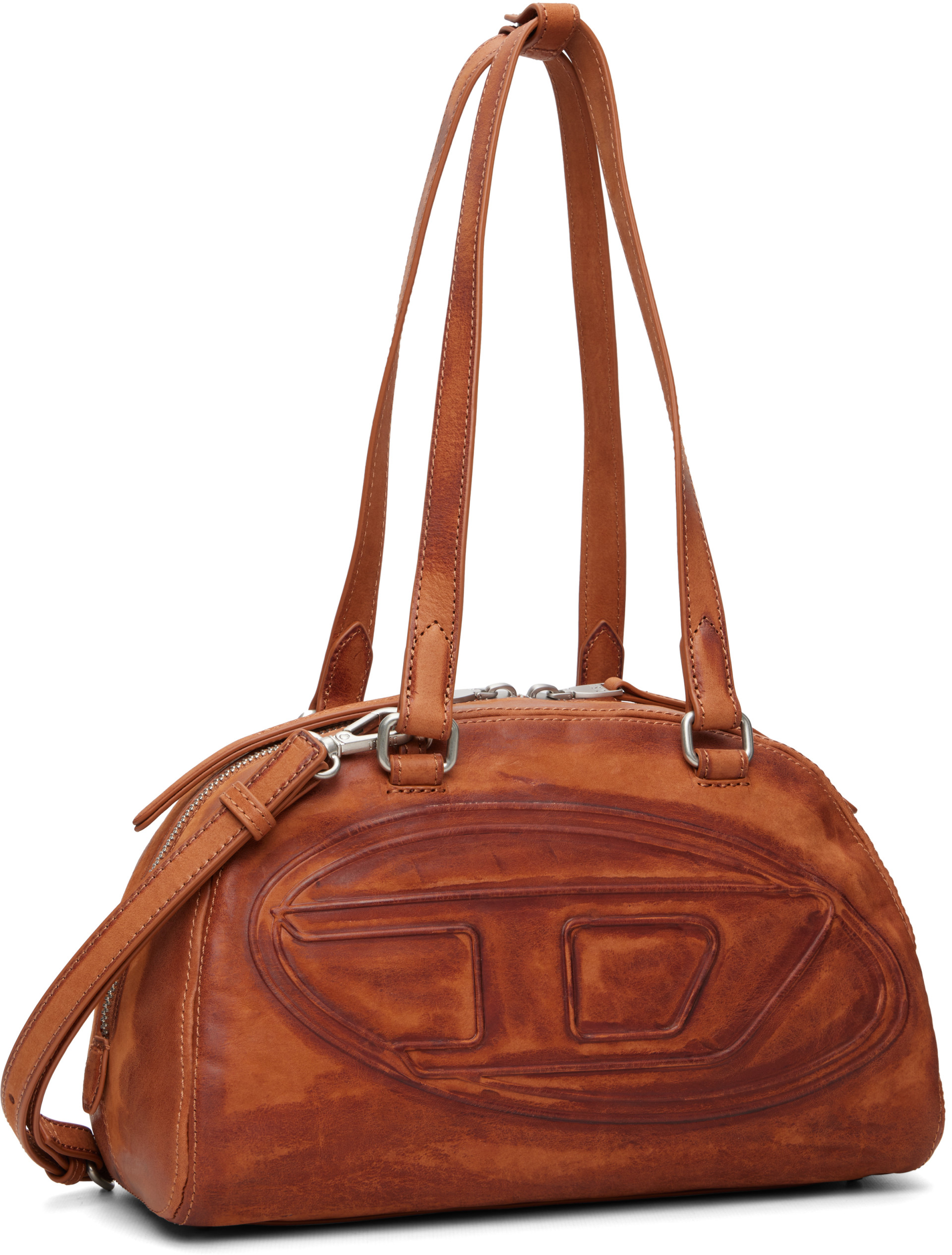 Diesel - Brown 1DR Dome Soft Shoulder Bag