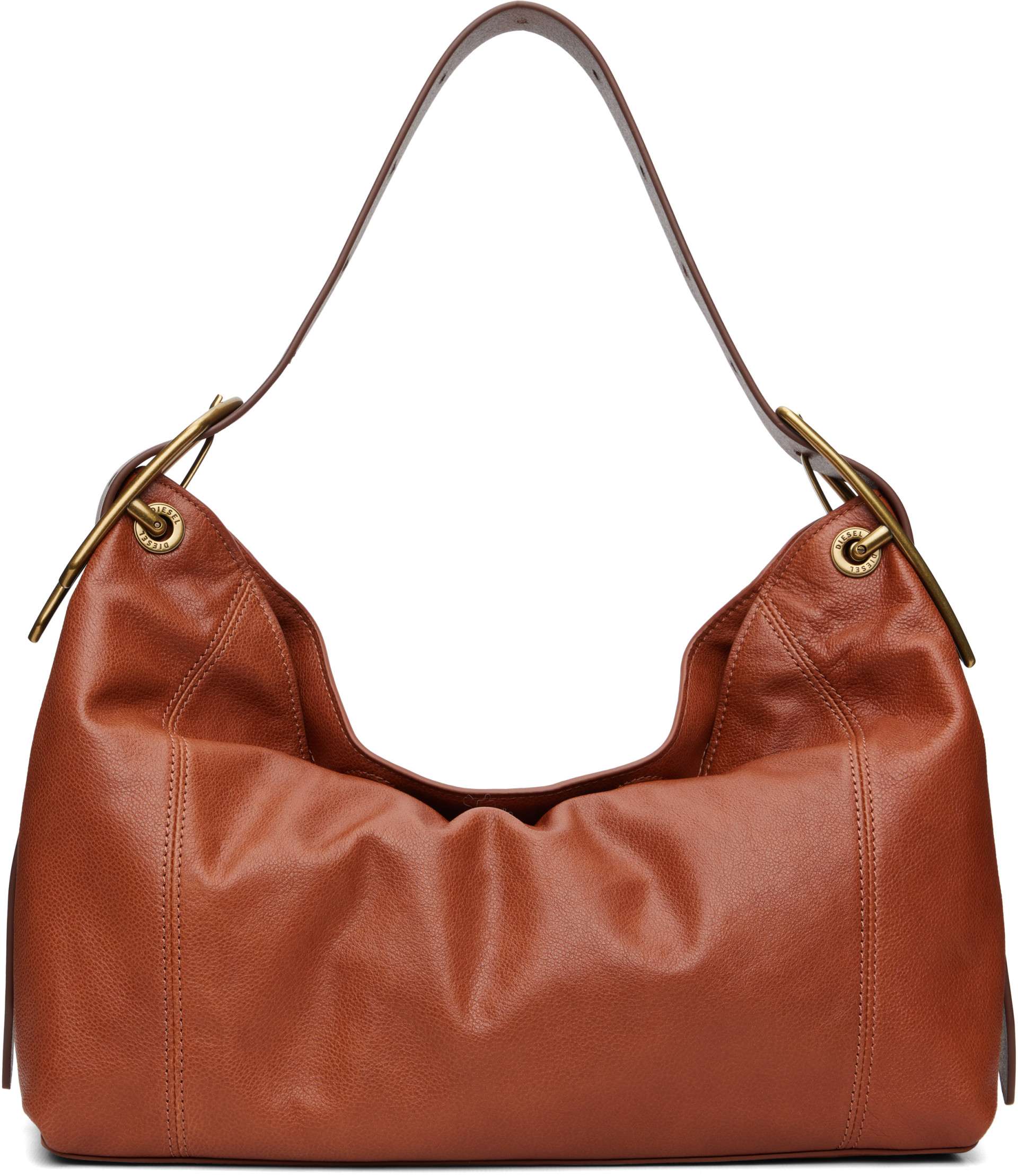 Diesel - Brown D-Line Shoulder Bag