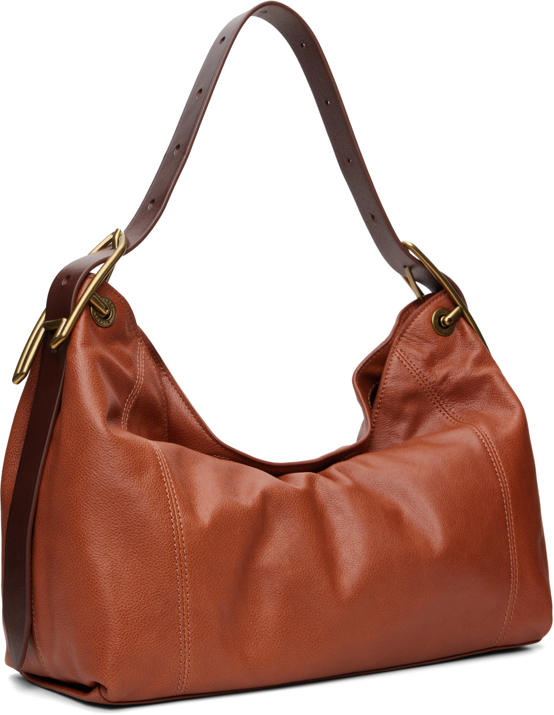 Diesel - Brown D-Line Shoulder Bag