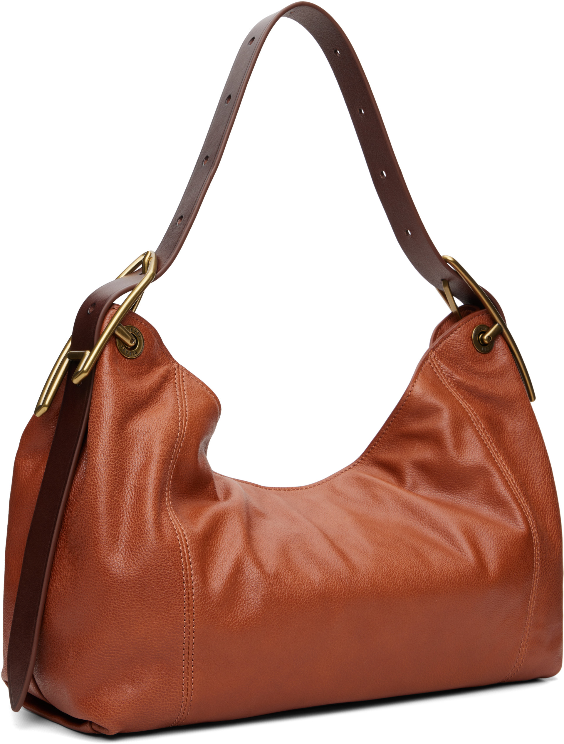 Diesel - Brown D-Line Shoulder Bag