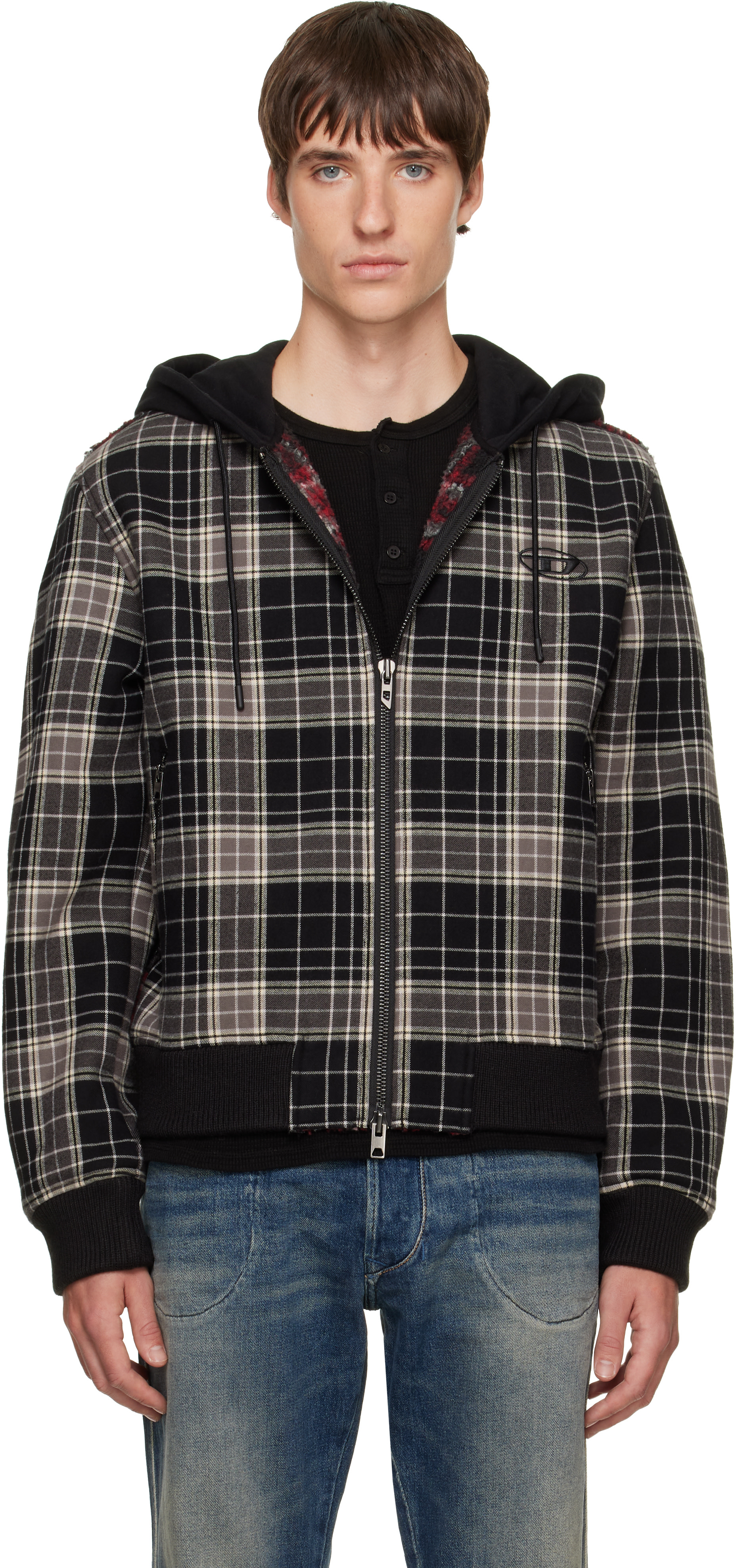Diesel - Blouson W-Kunst noir