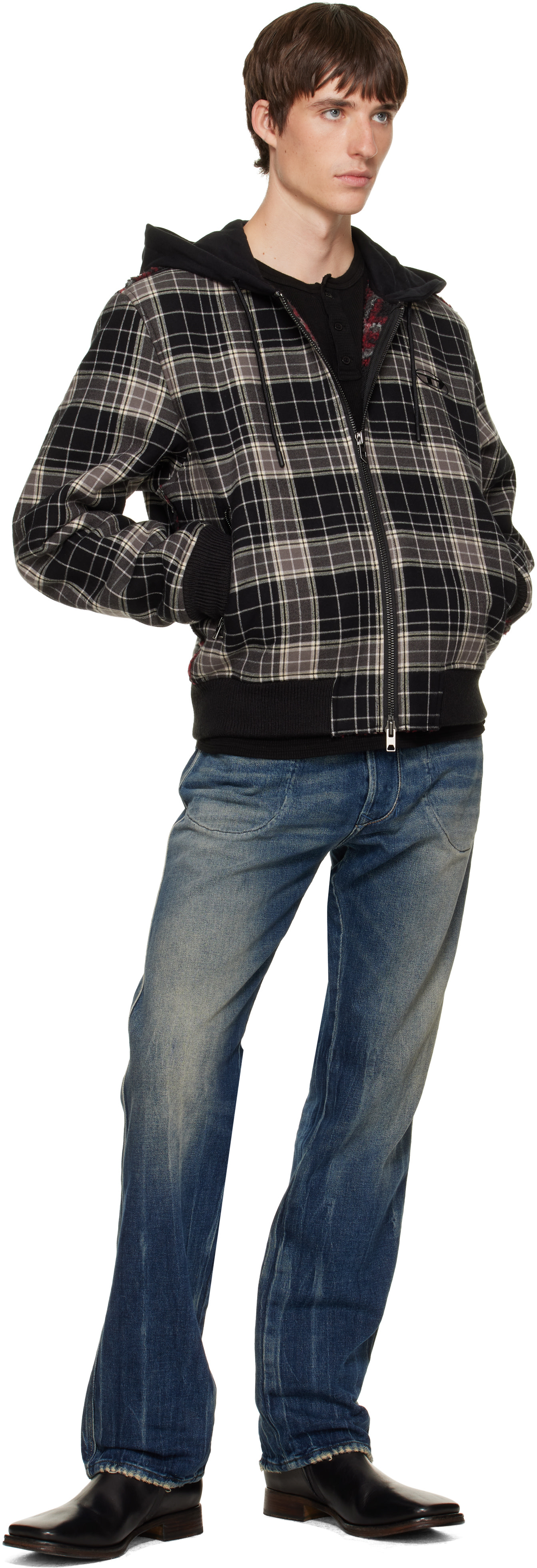 Diesel - Blouson W-Kunst noir