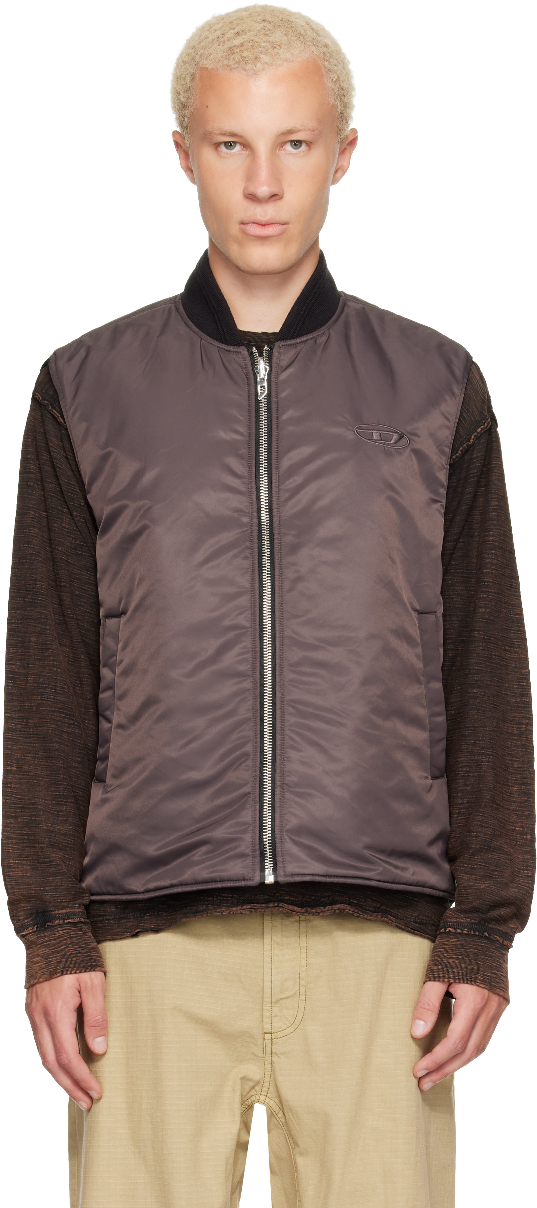 Diesel - Veste réversible Type-D1 noire