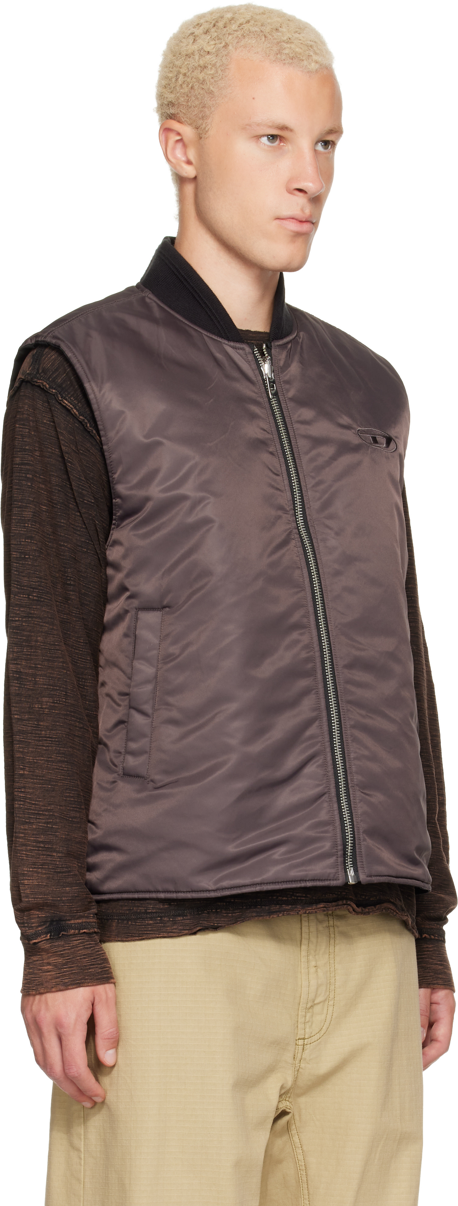 Diesel - Veste réversible Type-D1 noire