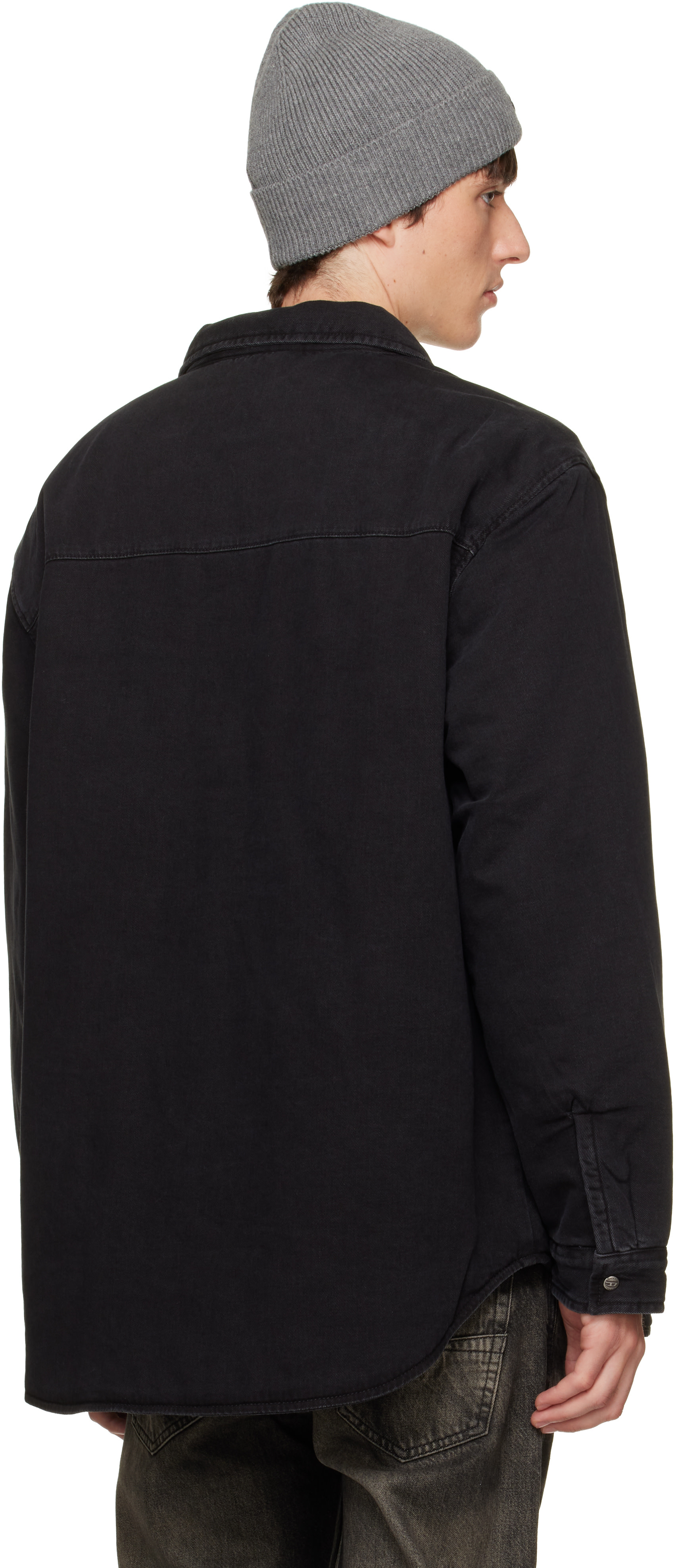 Diesel - Black D-Flaim-D Denim Overshirt