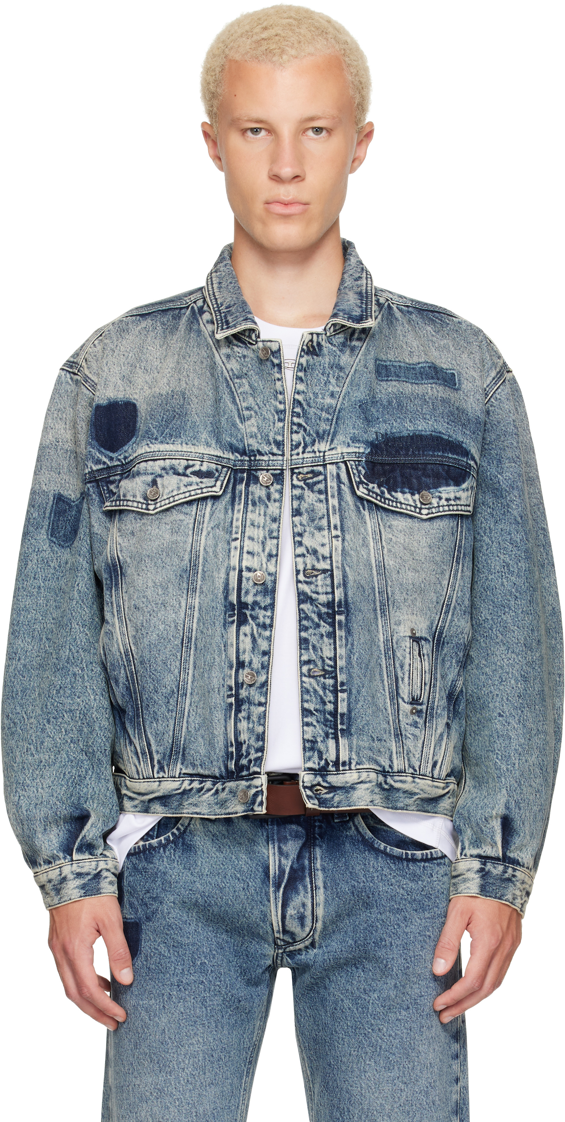 Diesel - Blue D-Denver-S2 Denim Jacket