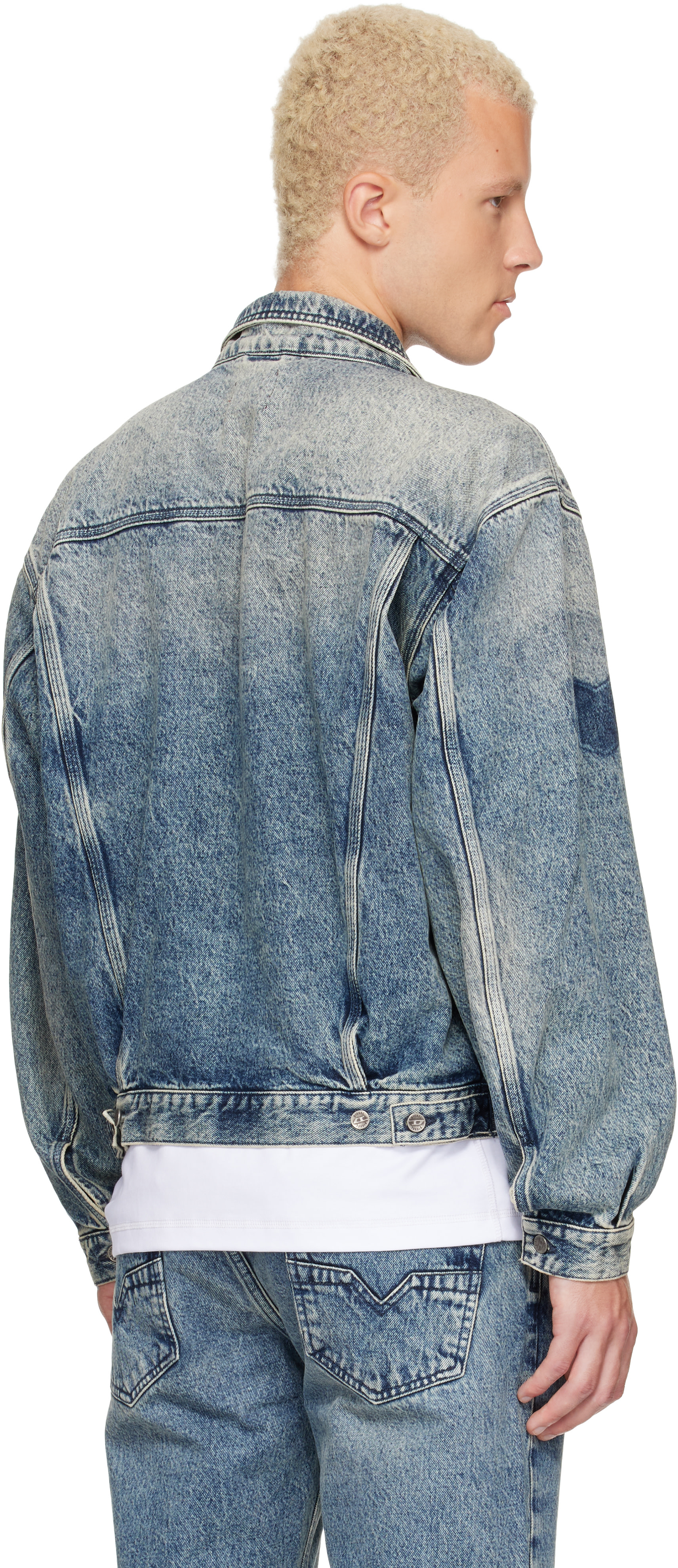 Diesel - Blue D-Denver-S2 Denim Jacket