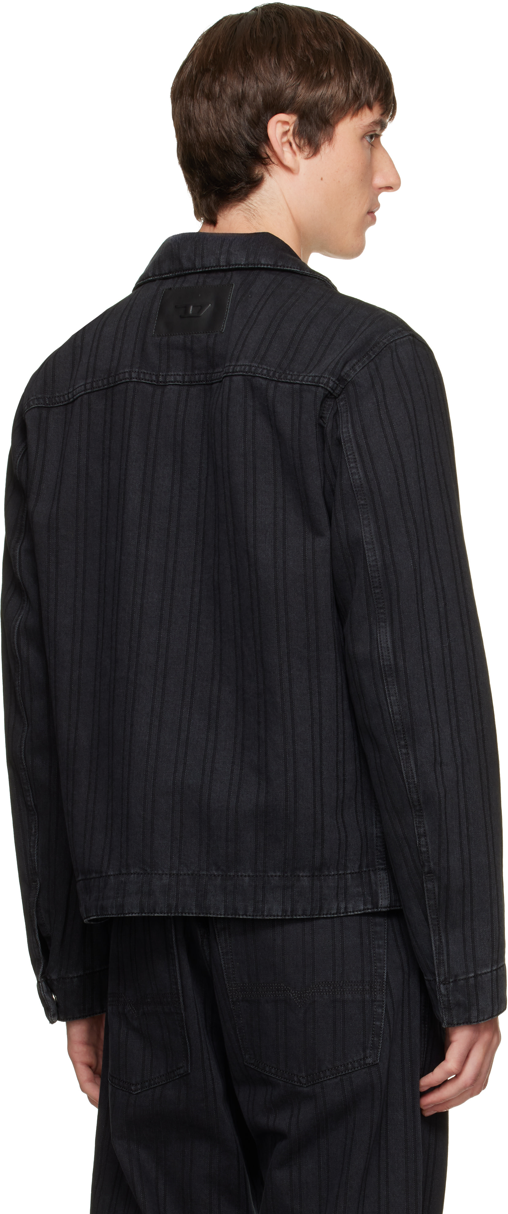 Diesel - Blouson Rohe noir en denim