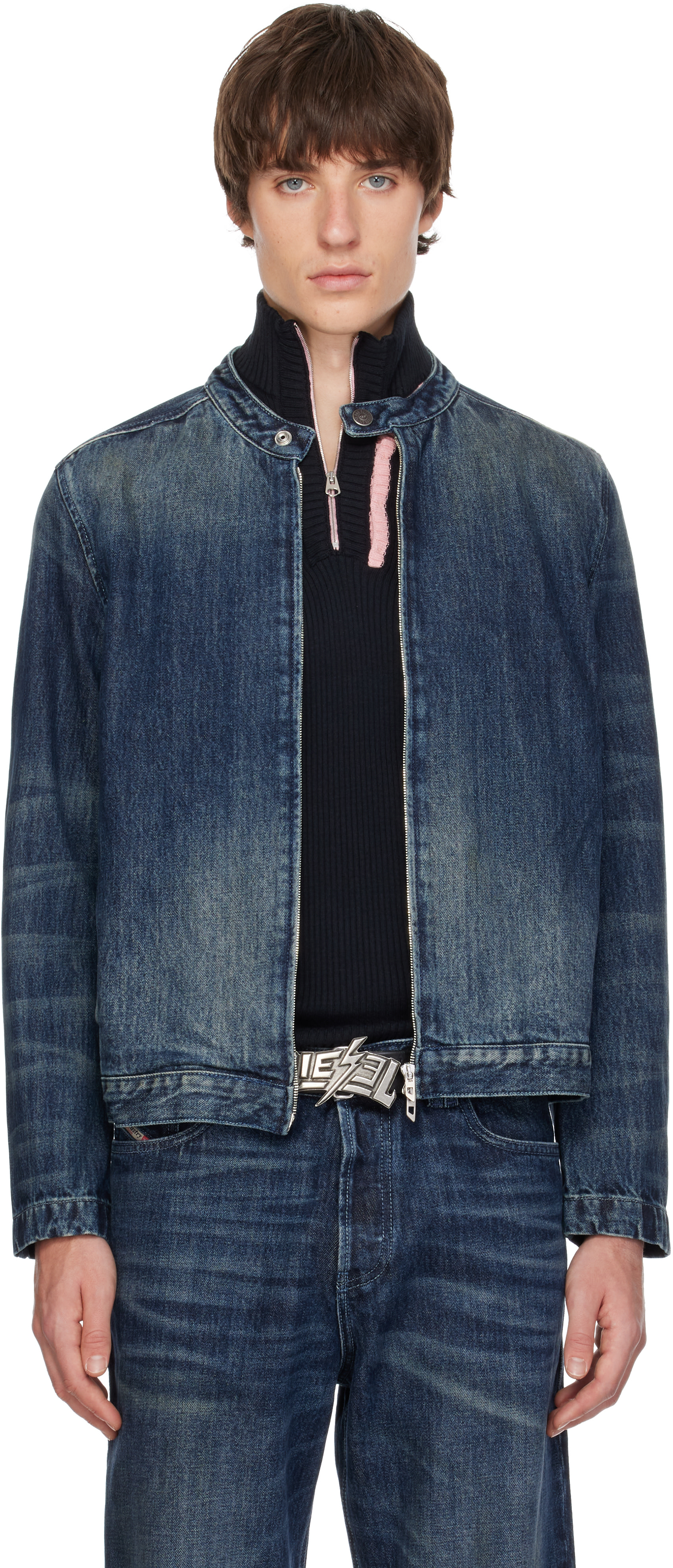 Diesel - Blue D-Glory-FSJ Denim Jacket