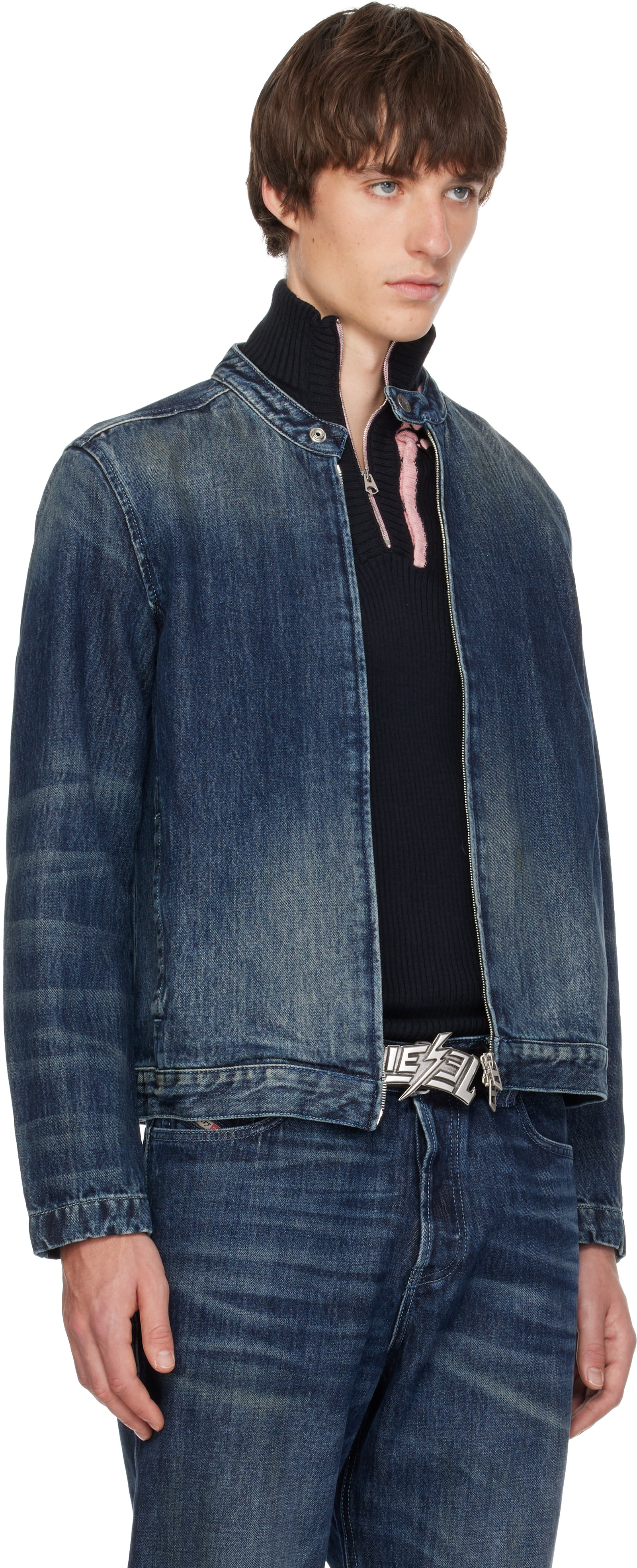 Diesel - Blue D-Glory-FSJ Denim Jacket