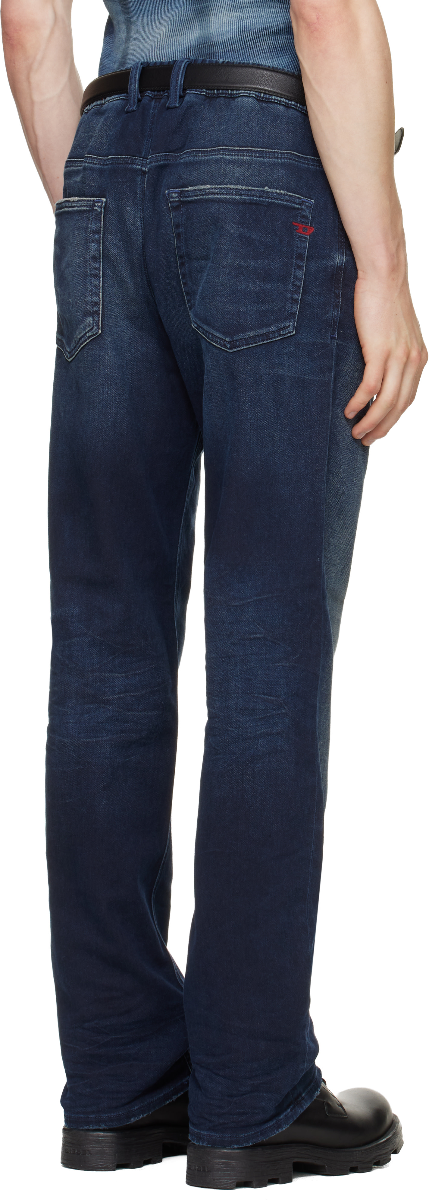 Diesel: ブルー Regular Regular Waist 2090 D-Veekley ジョグジーンズ