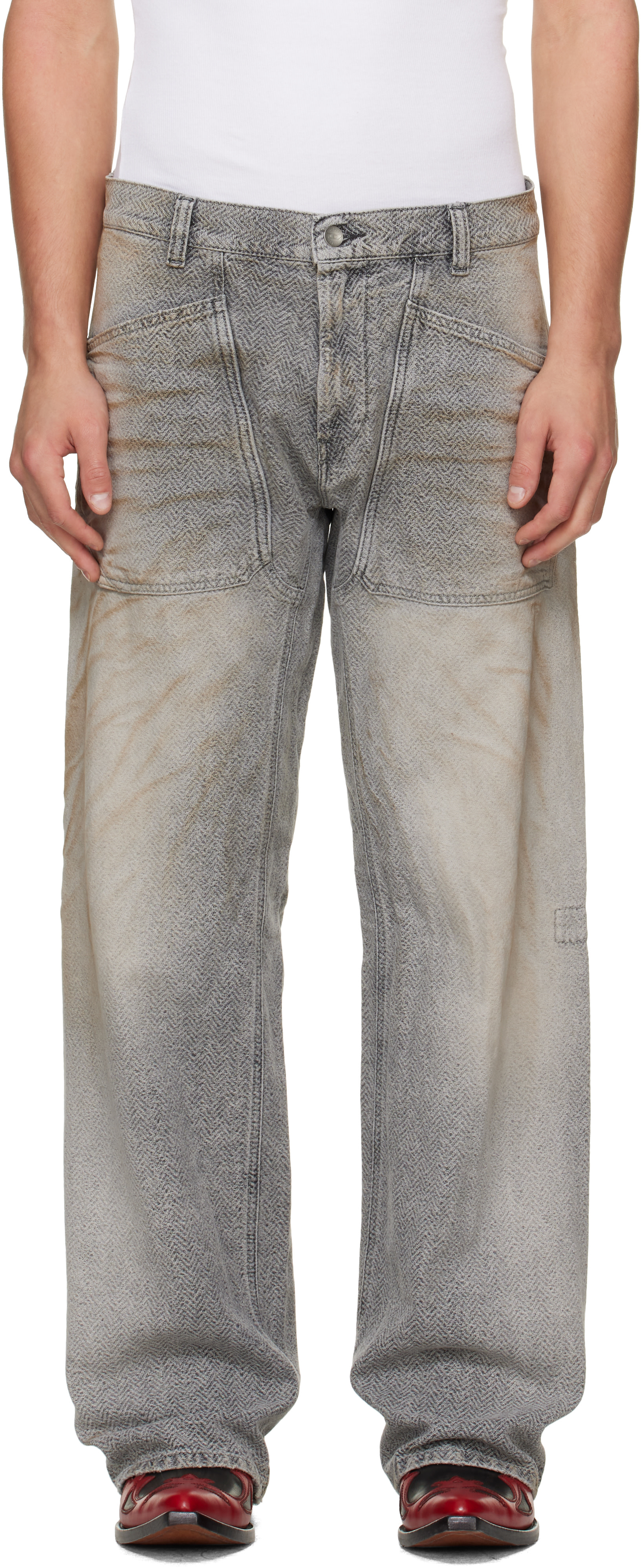 Diesel - Gray D-Zeta Jeans