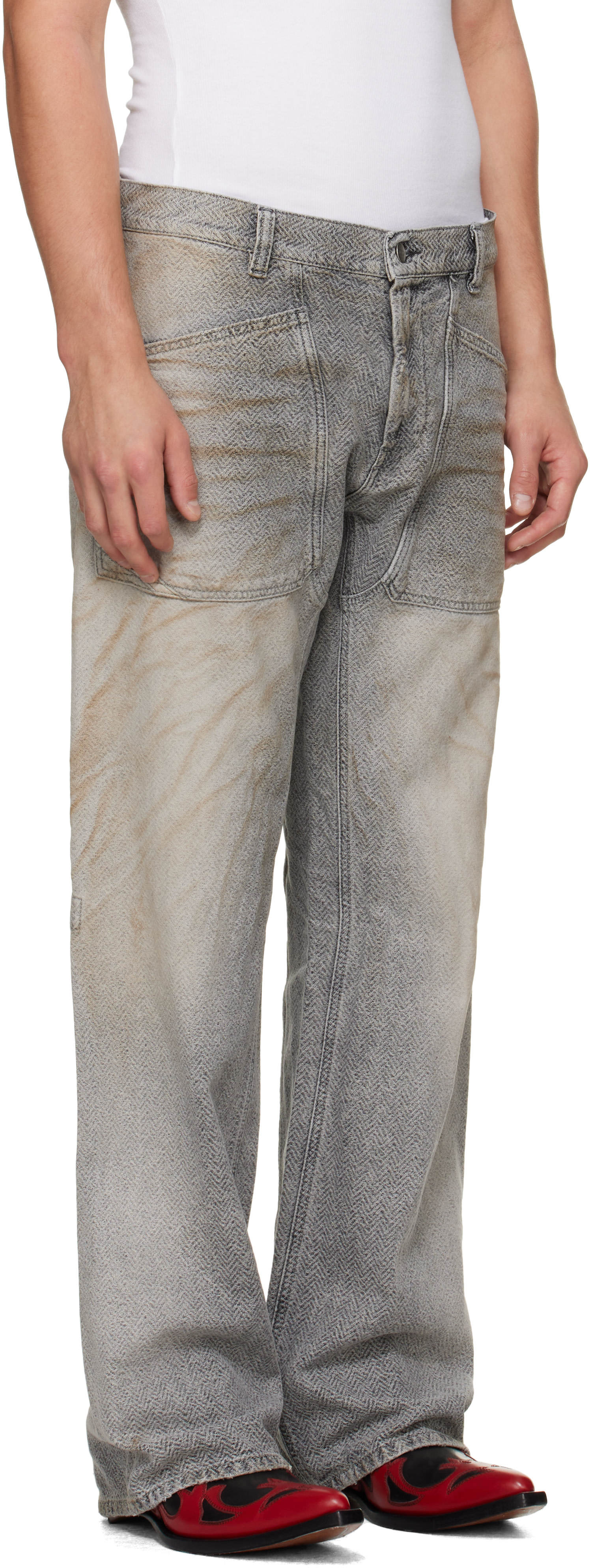 Diesel - Jean Zeta gris