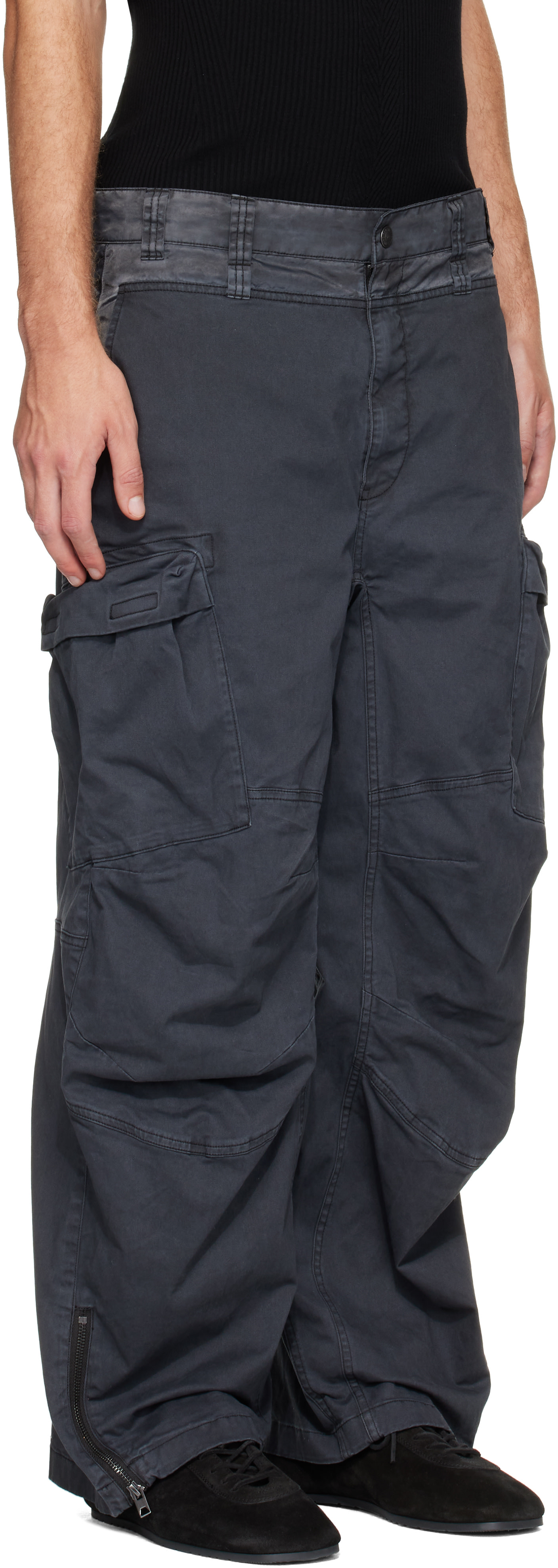 Diesel - Gray P-Dells Cargo Pants