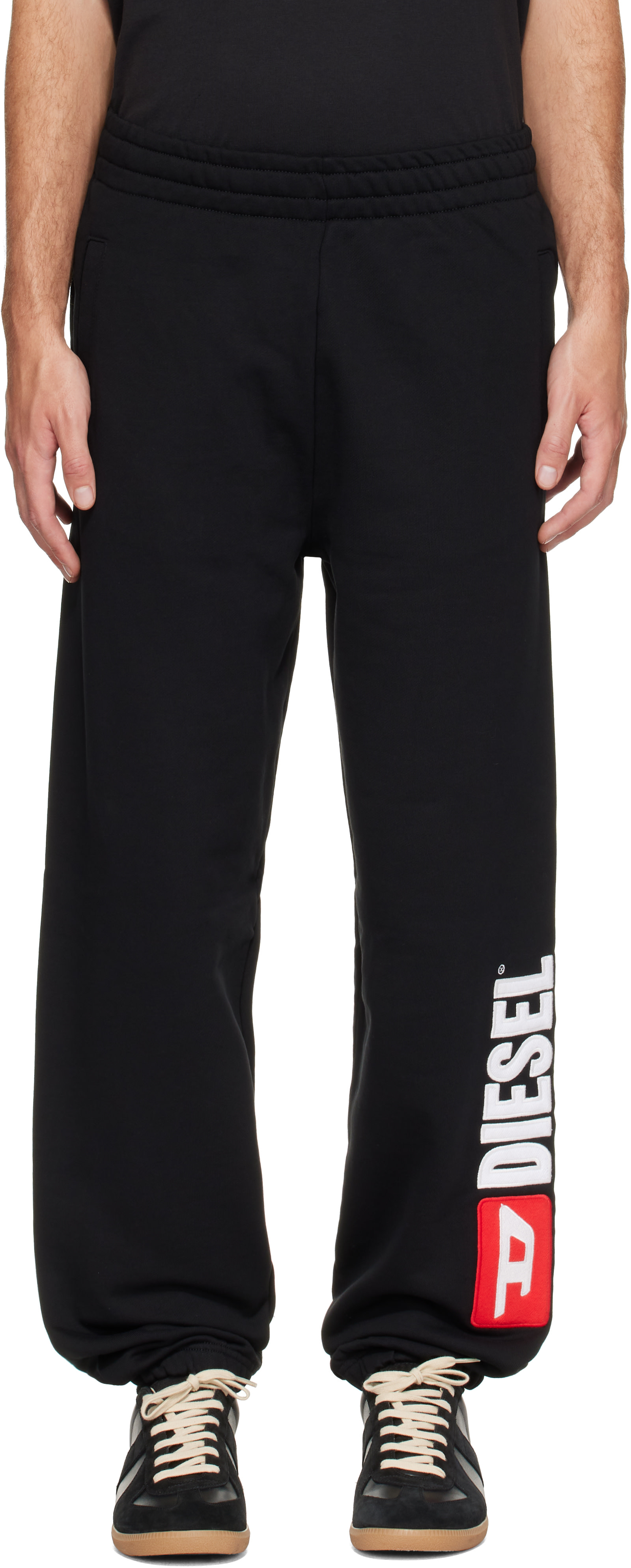 Diesel - Black P-Marky-Div Sweatpants