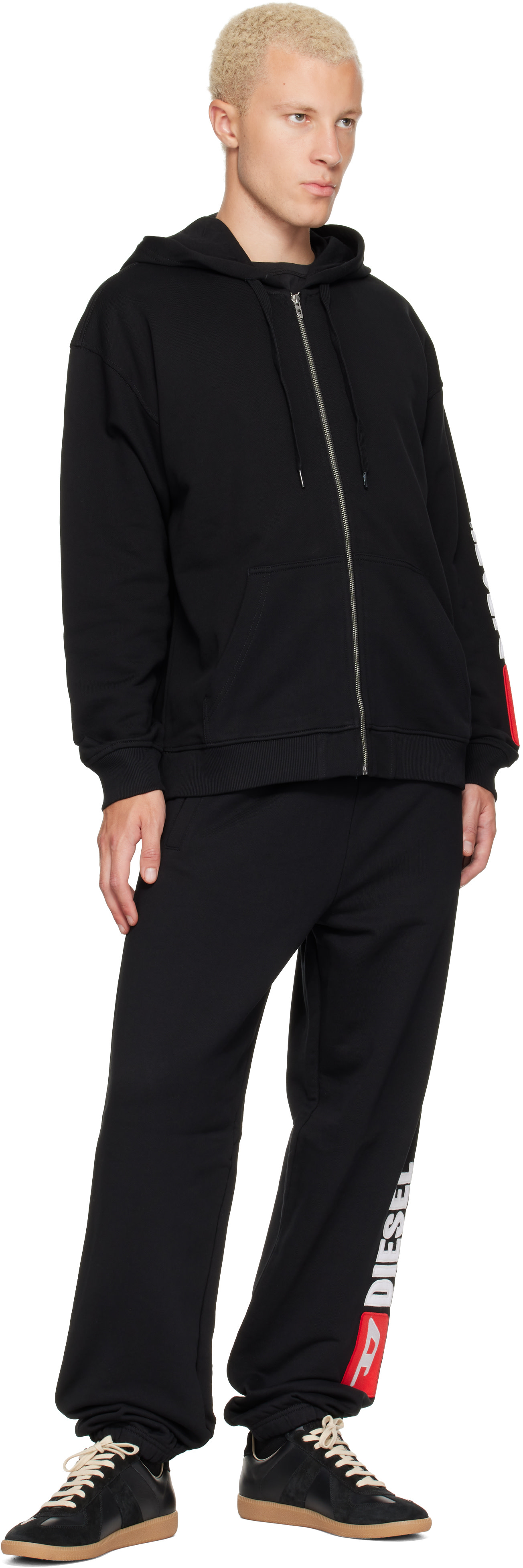 Diesel - Black P-Marky-Div Sweatpants