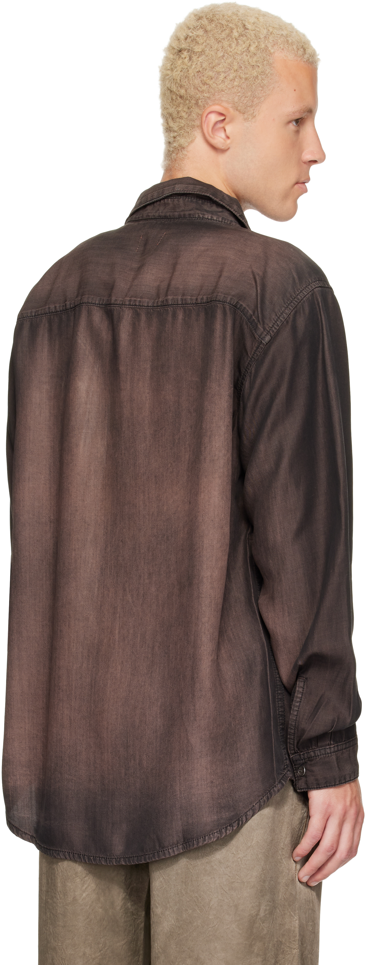Diesel - Brown Fluid Shirt
