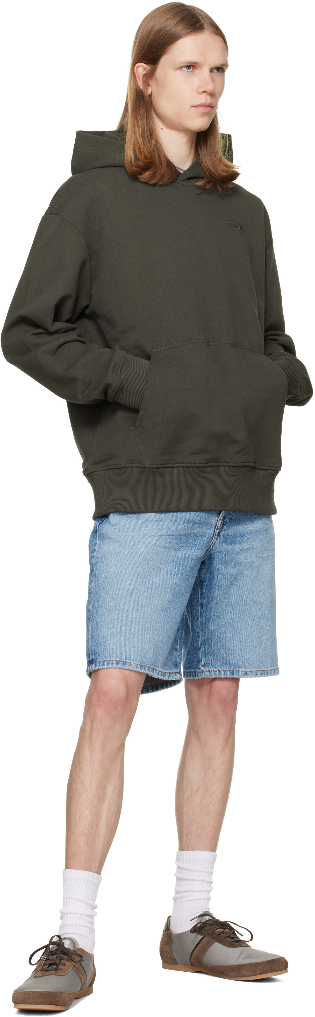 Diesel - Short bleu en denim