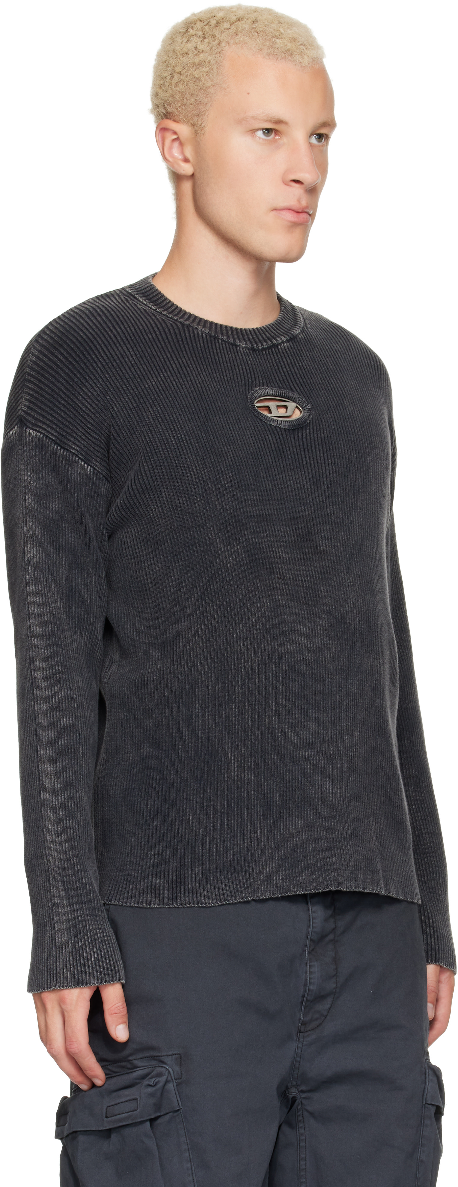 Diesel - Gray K-Darren-D Sweater