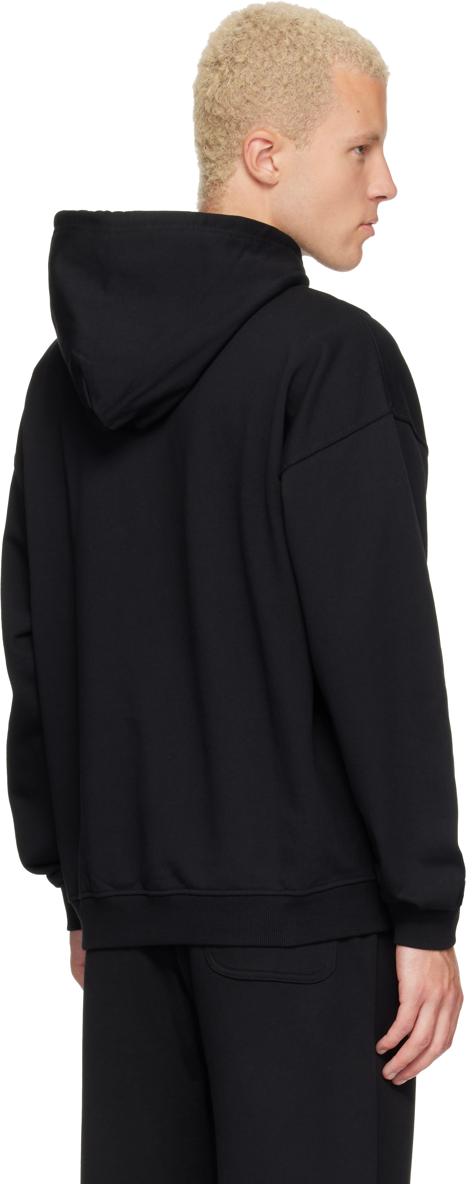 Diesel - Pull à capuche décontracté noir