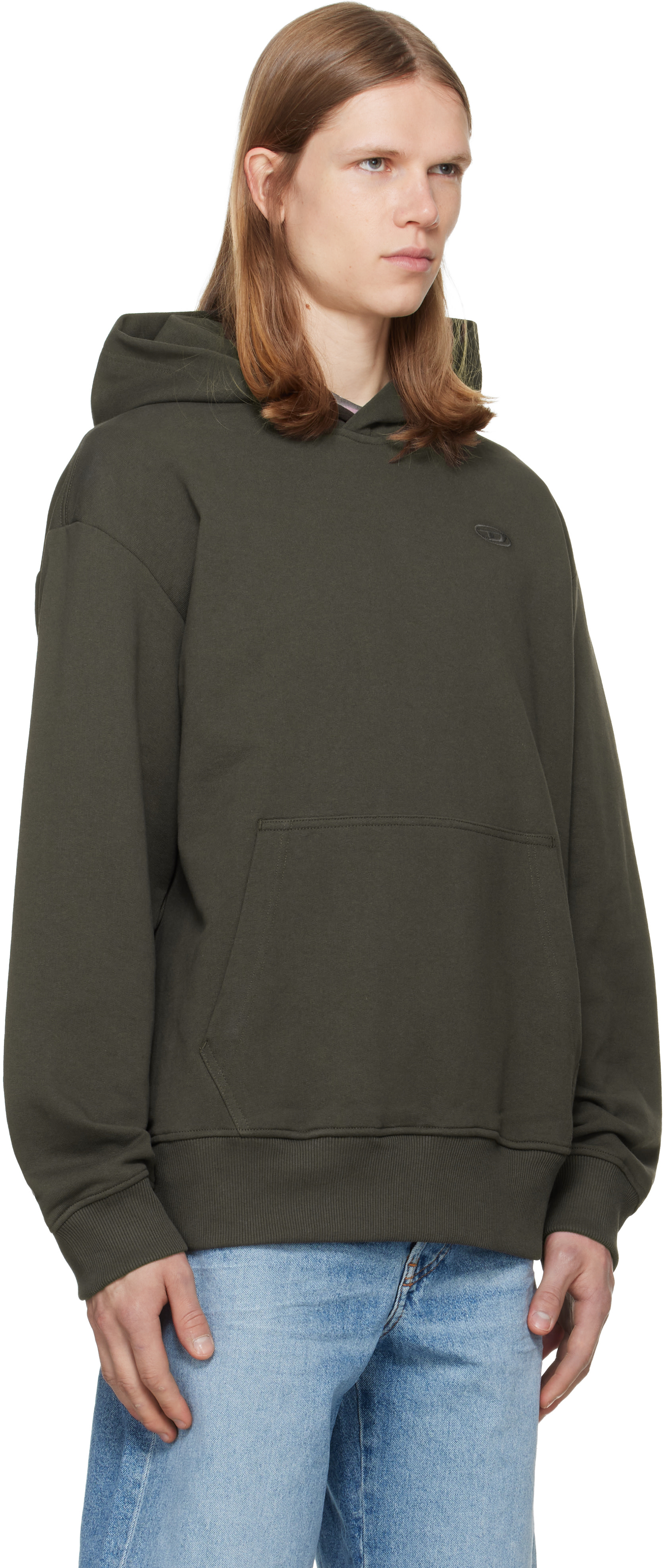 Diesel - Pull à capuche Macs-Megoval brun