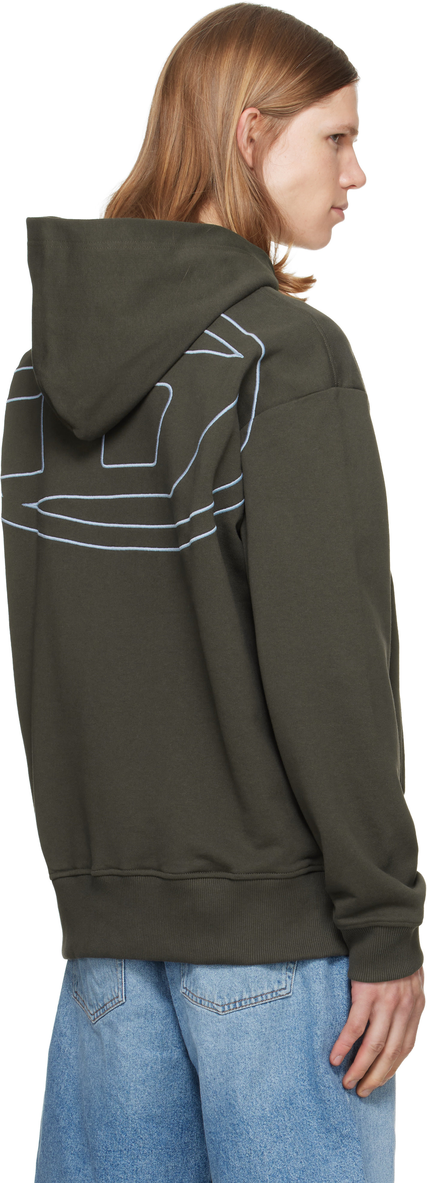 Diesel - Pull à capuche Macs-Megoval brun