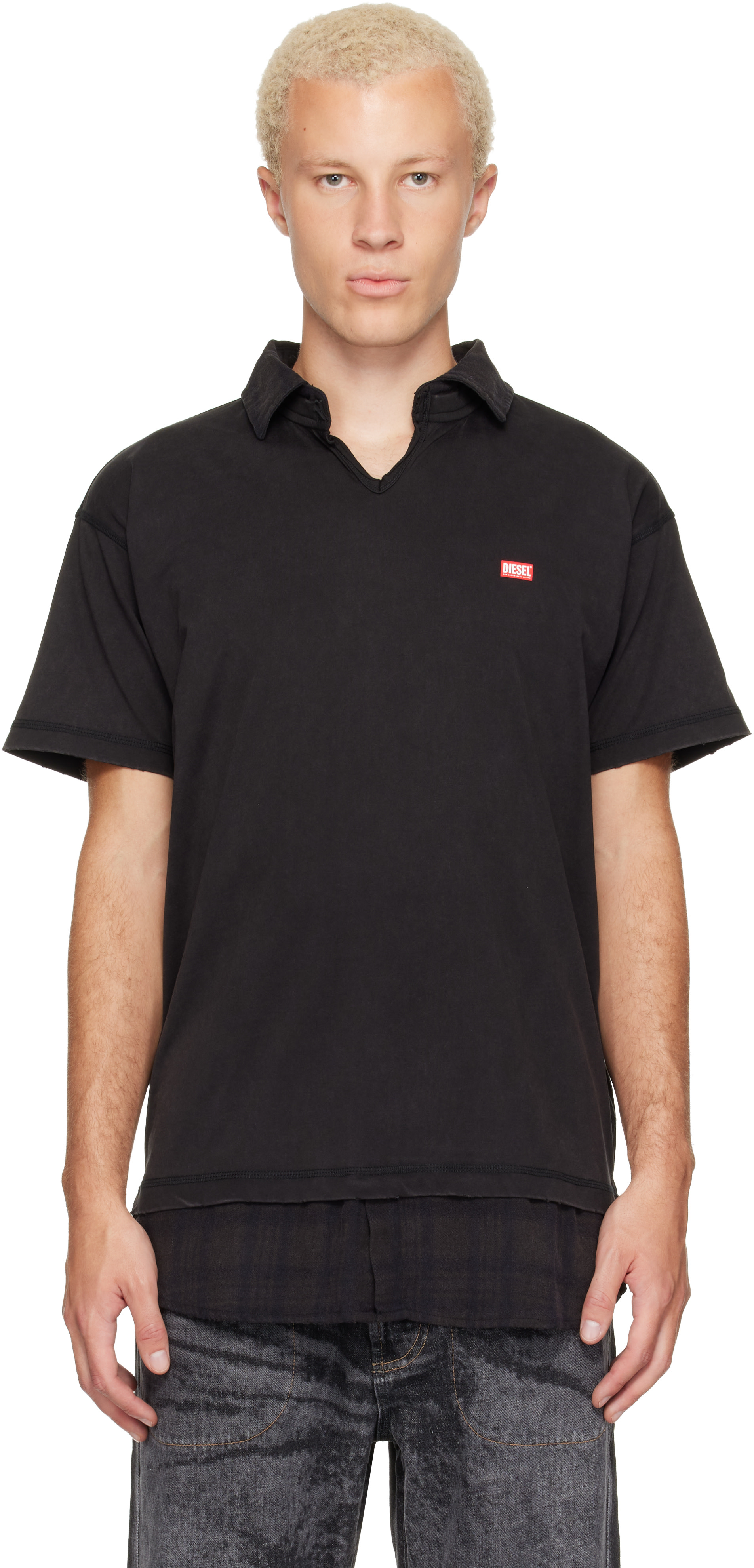 Diesel - Polo Ansel noir