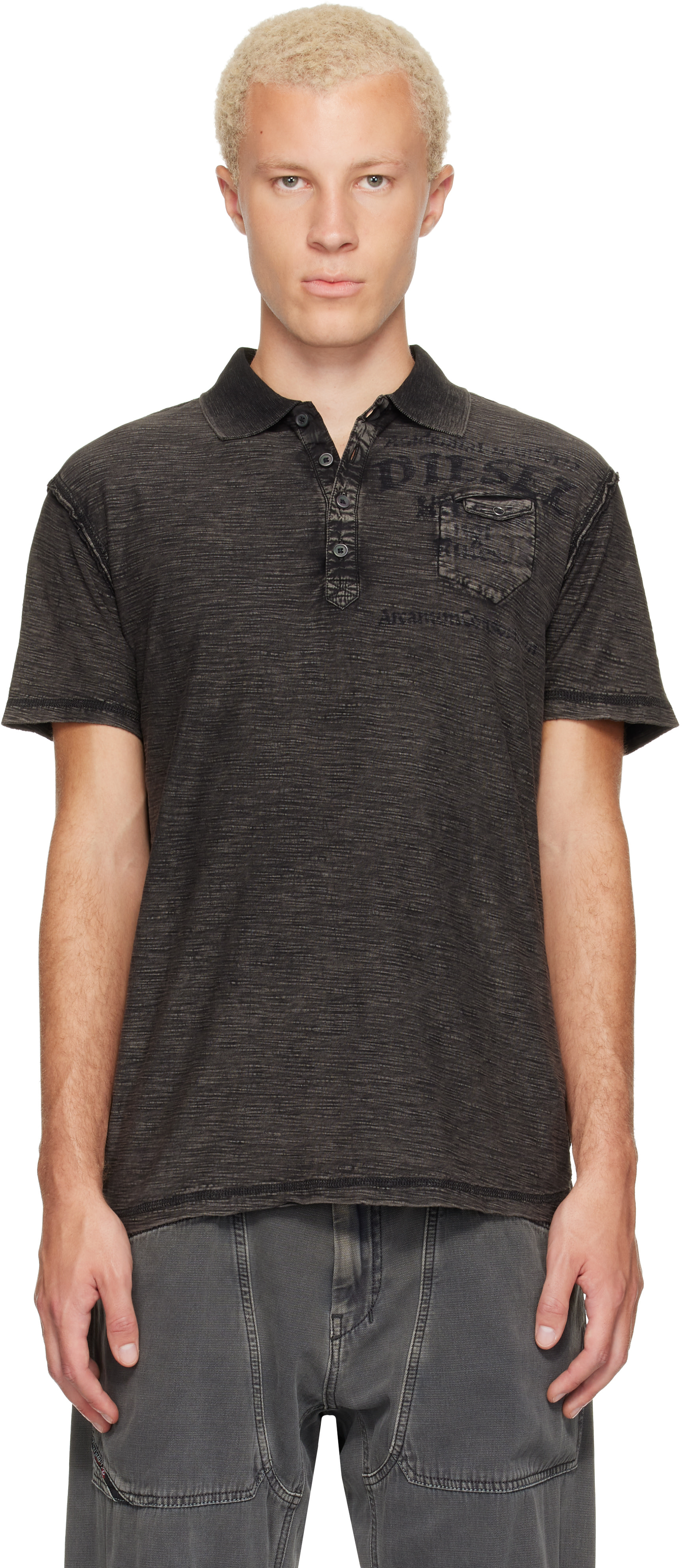 Diesel - Gray T-Ardy Polo