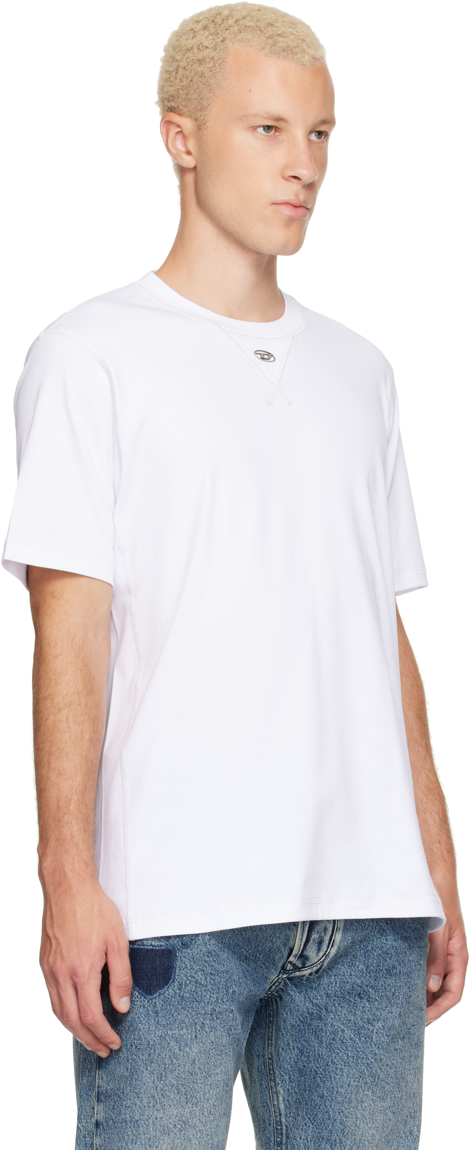 Diesel - ホワイト Oval D Tシャツ
