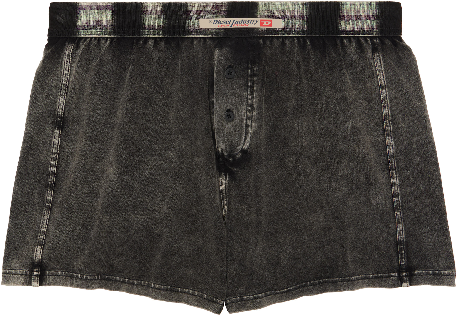 Diesel - Black Denim-Effect Boxers