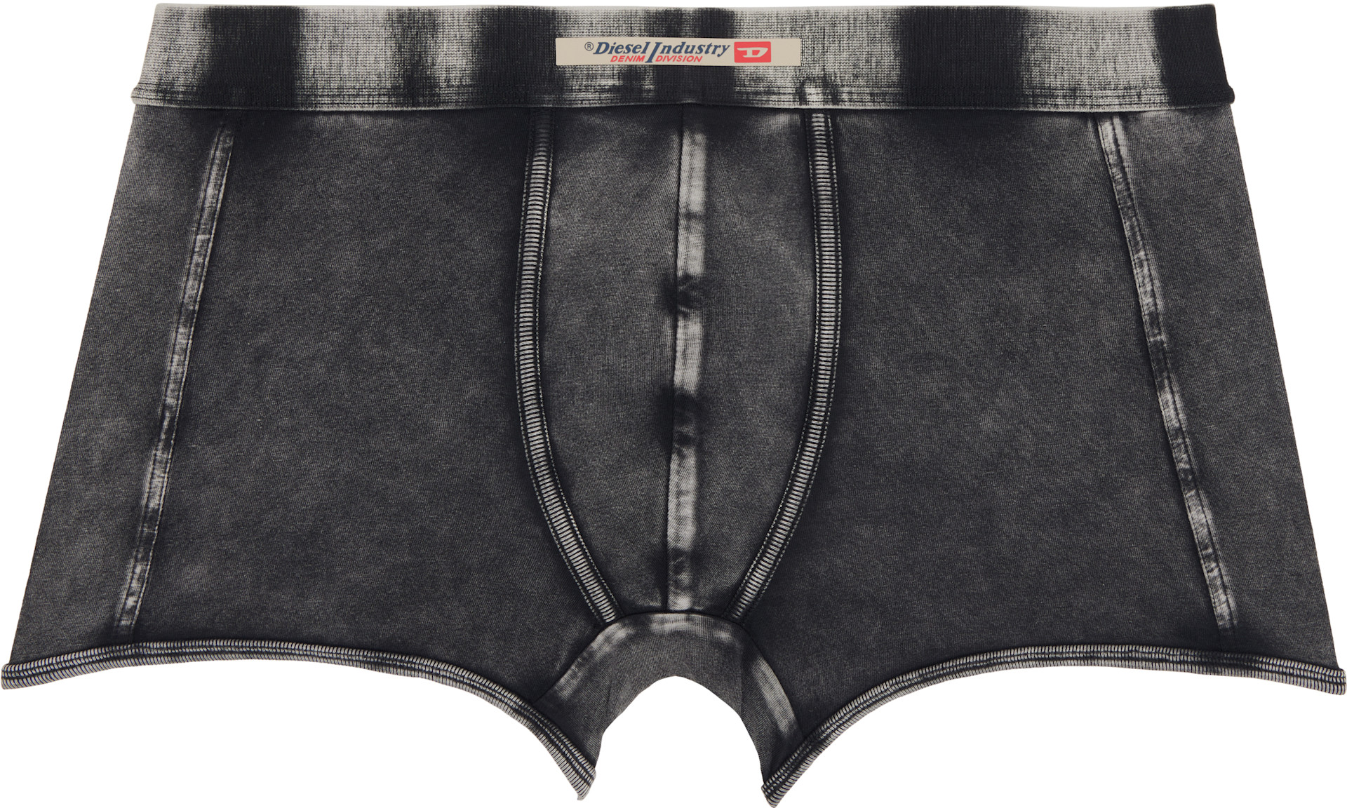 Diesel - Black Denim-Effect Boxer Briefs