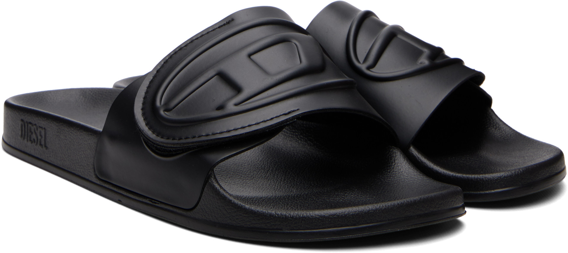 Diesel - Black SA-Bloop Strap Pool Slides