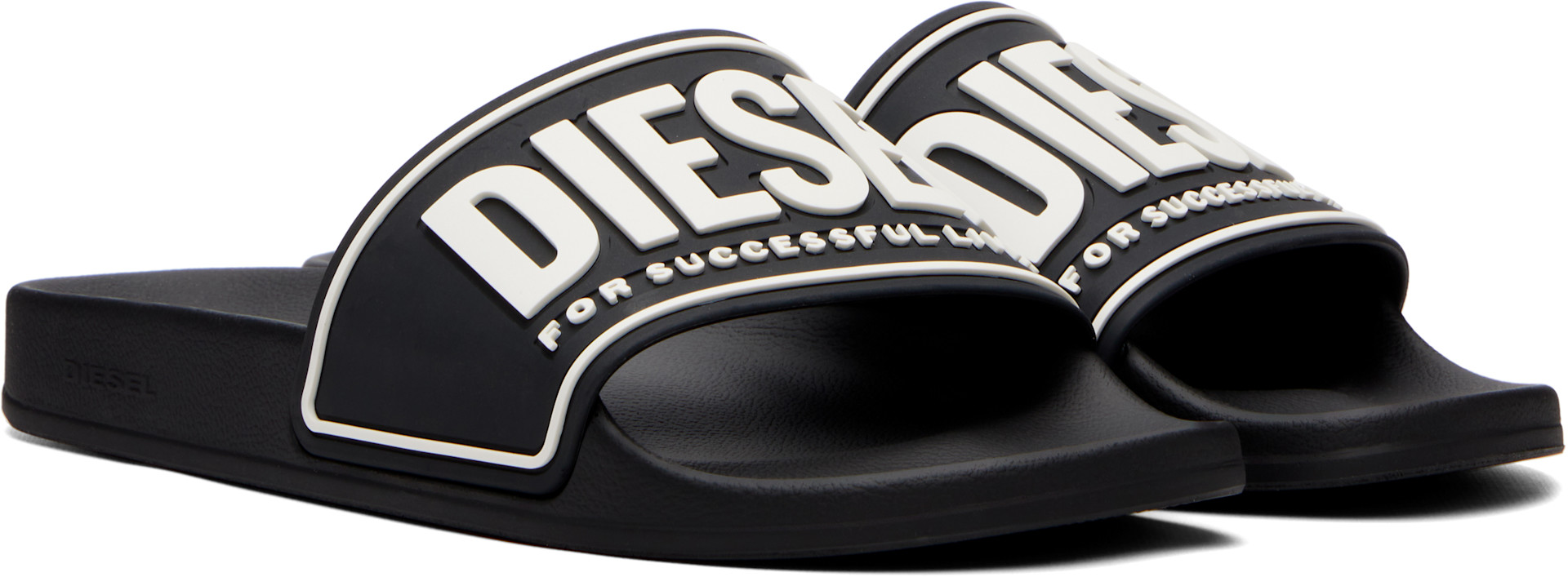 Diesel - ブラック 3D Logo Sa-Mayemi-Pool プールスライド