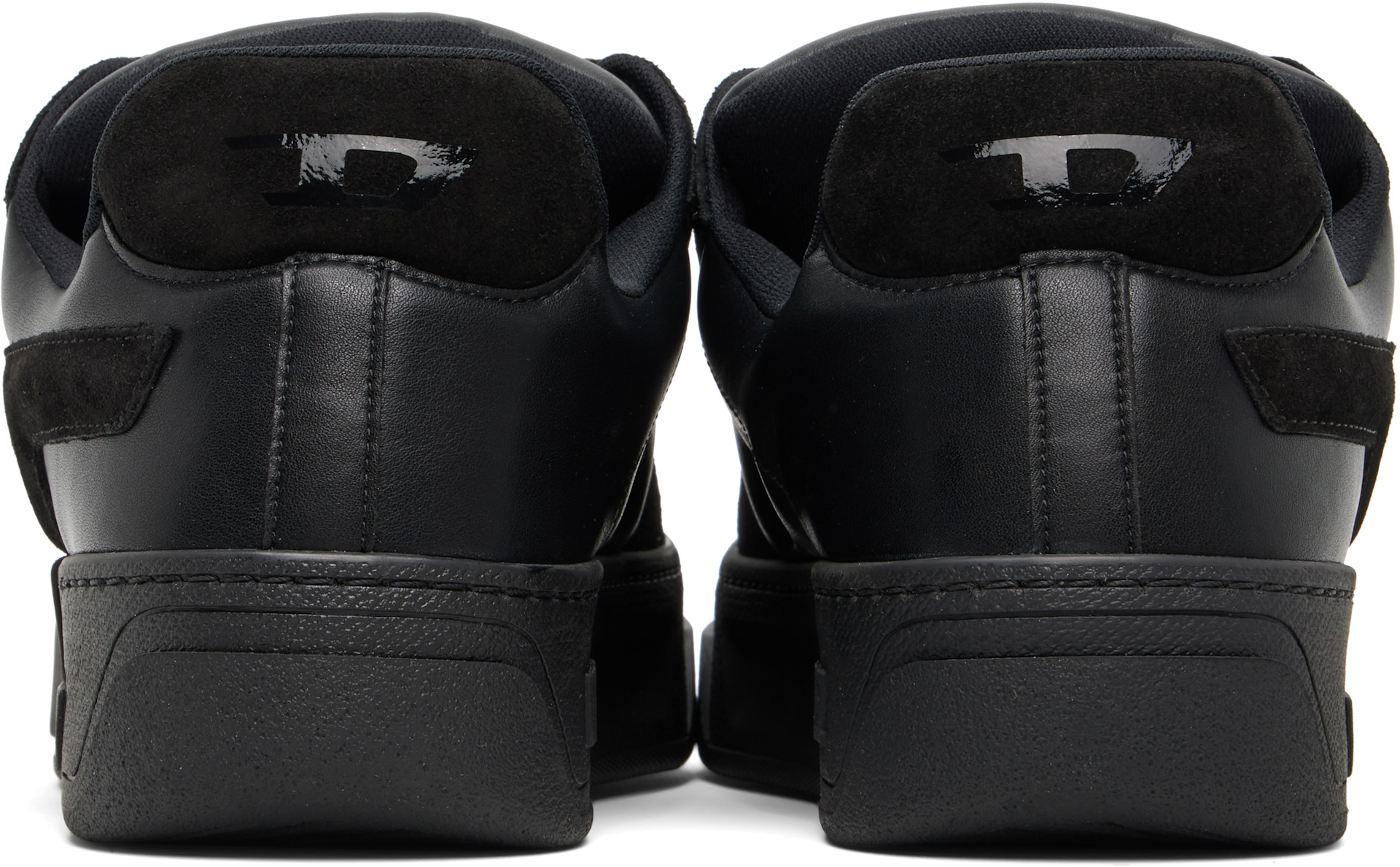 DIESEL スニーカー ブラック Diesel: ブラック D-Ollie-Monochrome スニーカー | SSENSE 日本