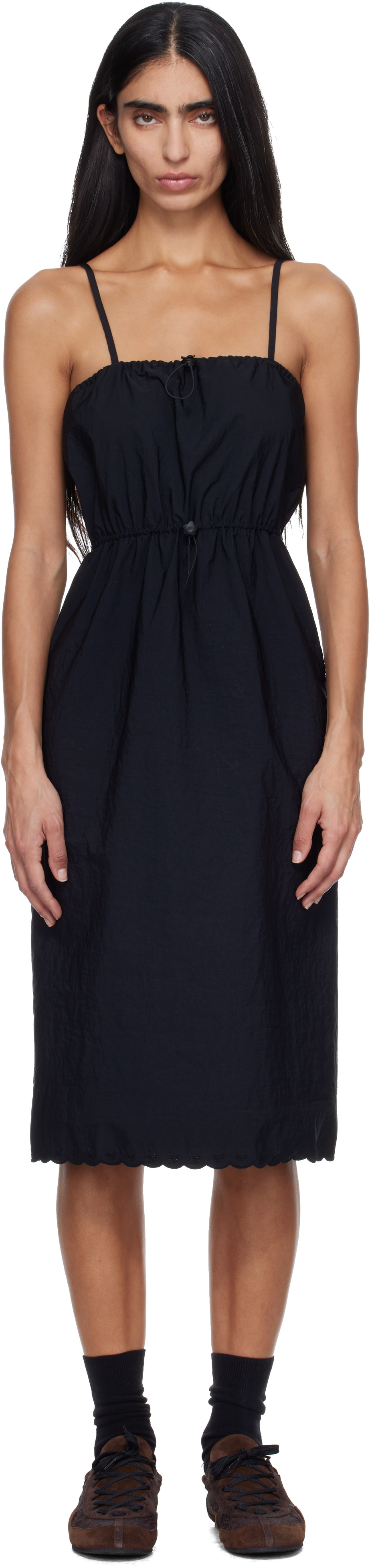 Cecilie Bahnsen - Robe midi Barr noire