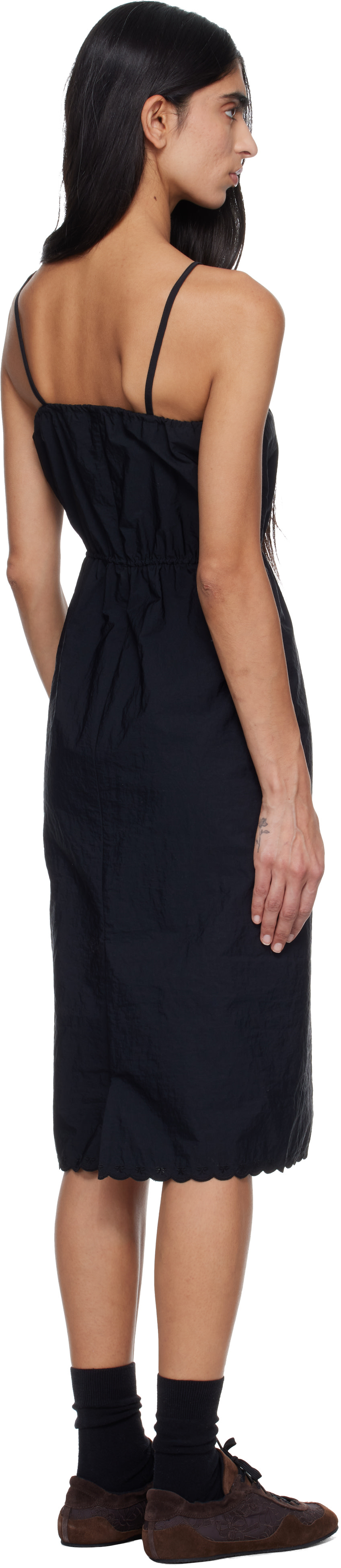 Cecilie Bahnsen - Robe midi Barr noire