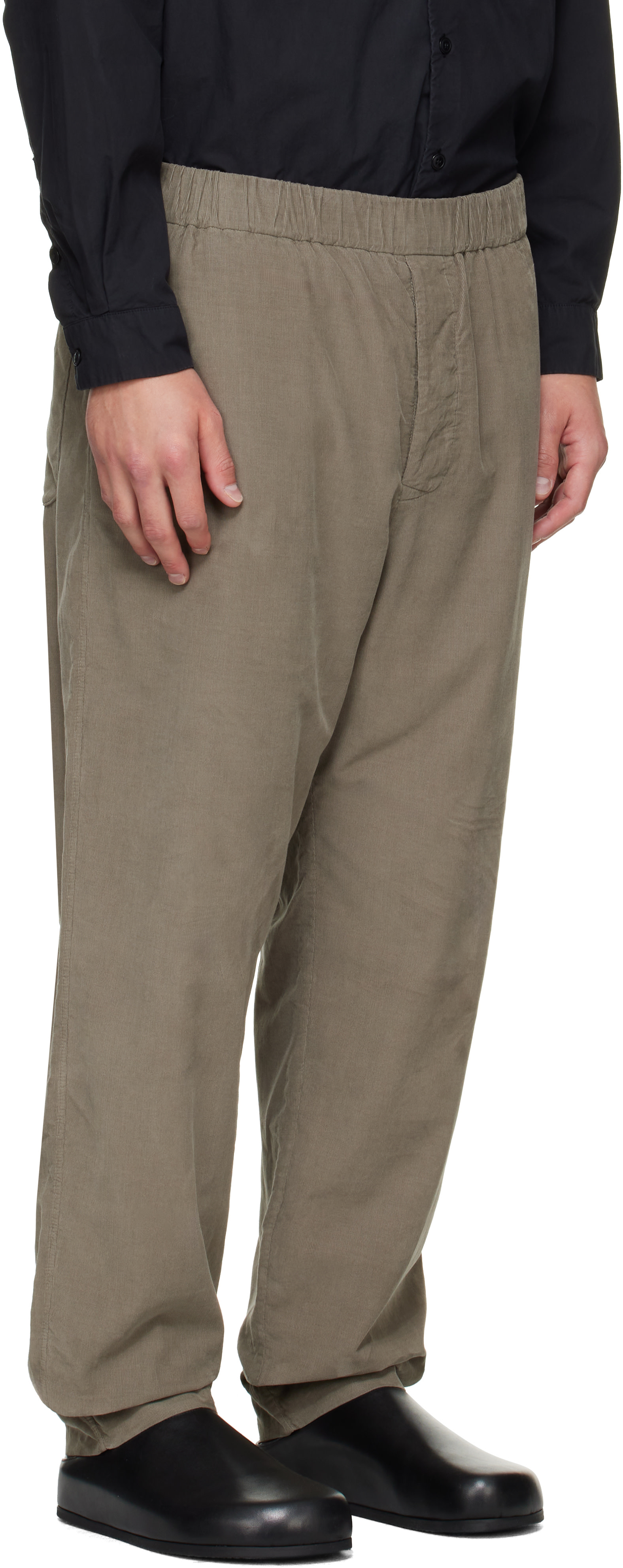 CASEY CASEY - Khaki Jog Ah Trousers