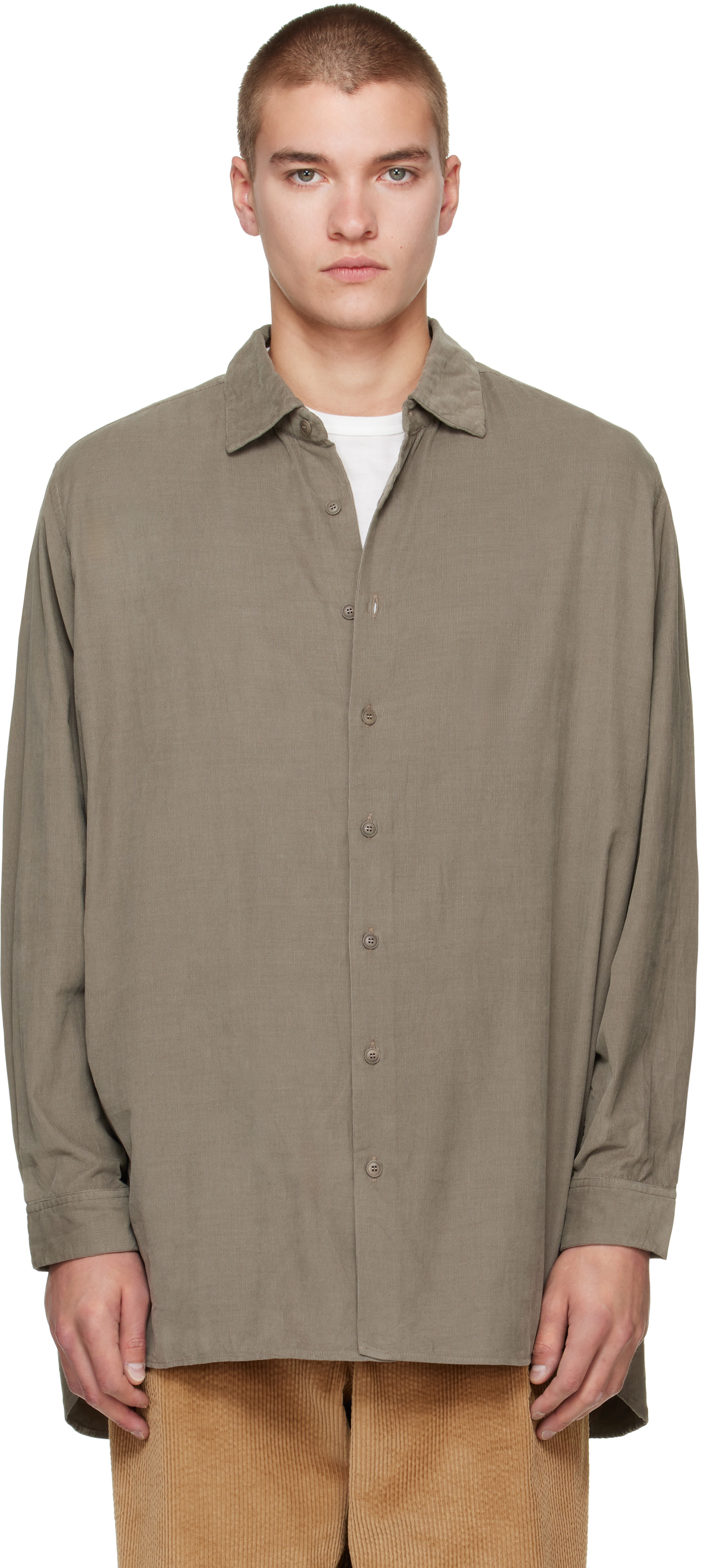 CASEY CASEY - Khaki Ikla Shirt