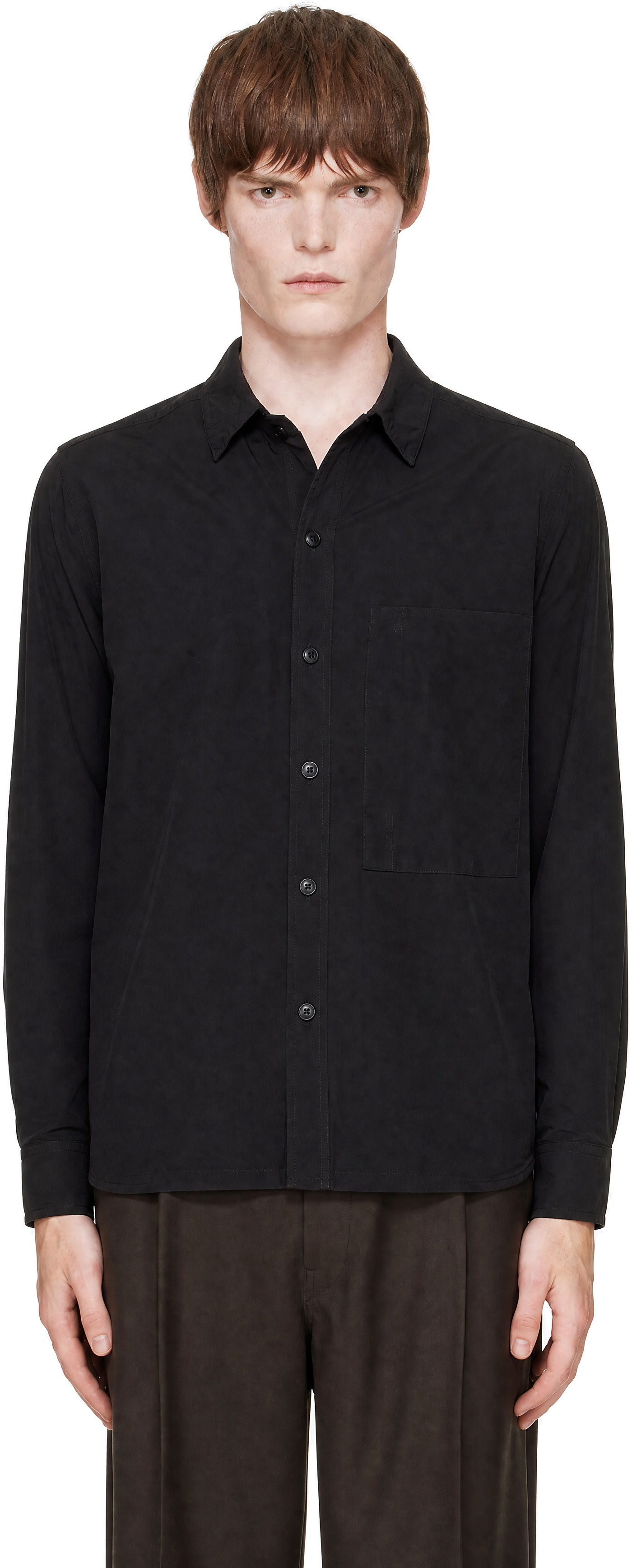 CASEY CASEY - Black New Fabu Overshirt